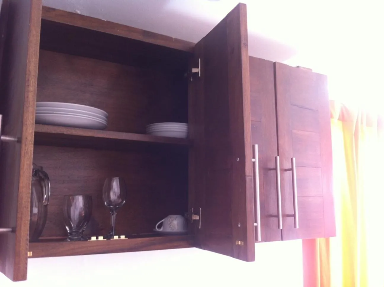 Kitchen or kitchenette in Figaro Hotel Samana