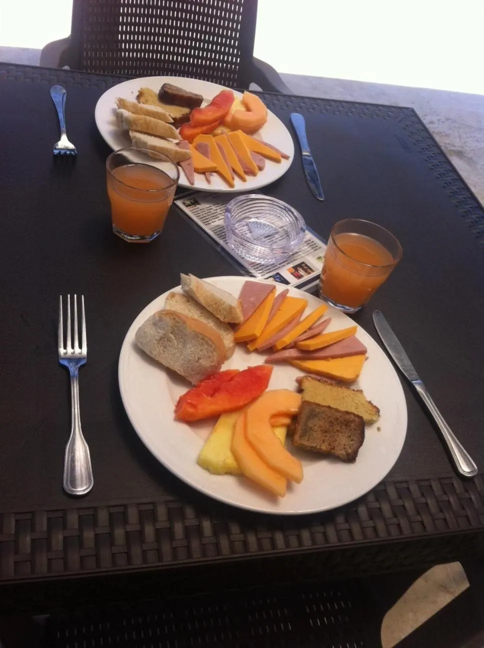 Continental breakfast in Figaro Hotel Samana