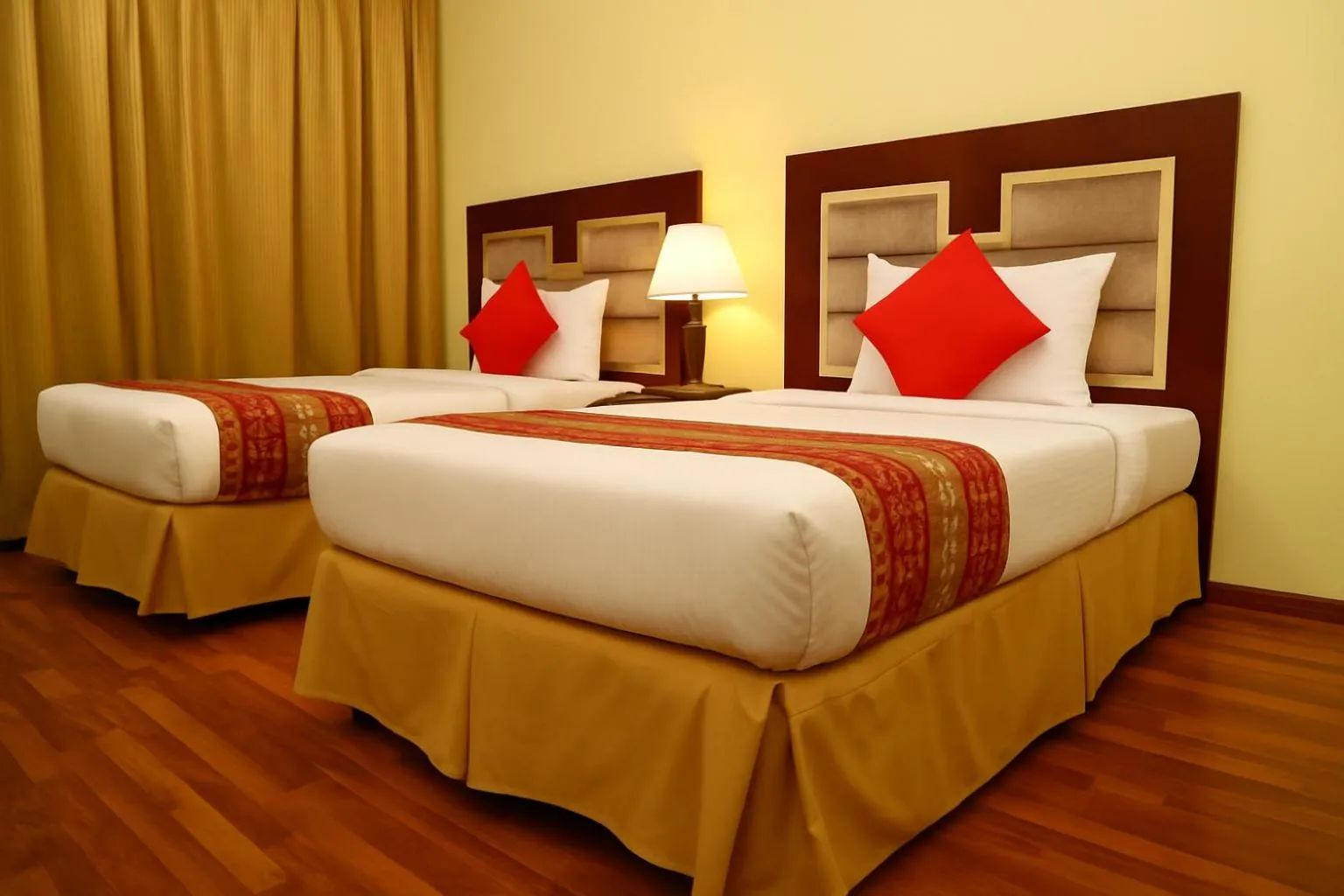 Bed in Ruwi Hotel Apartments, Sharjah