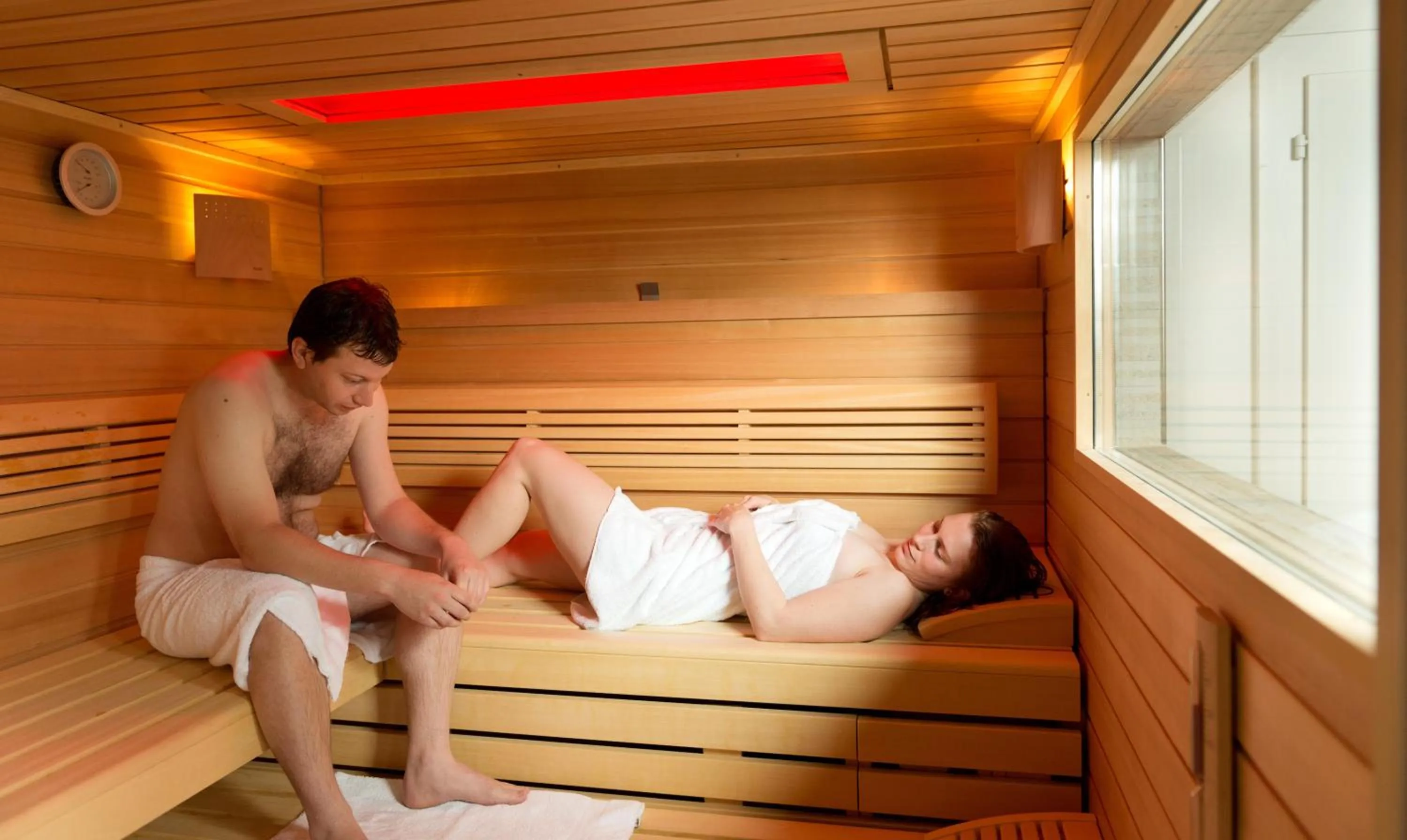 Sauna in Hôtel Le Ménestrel