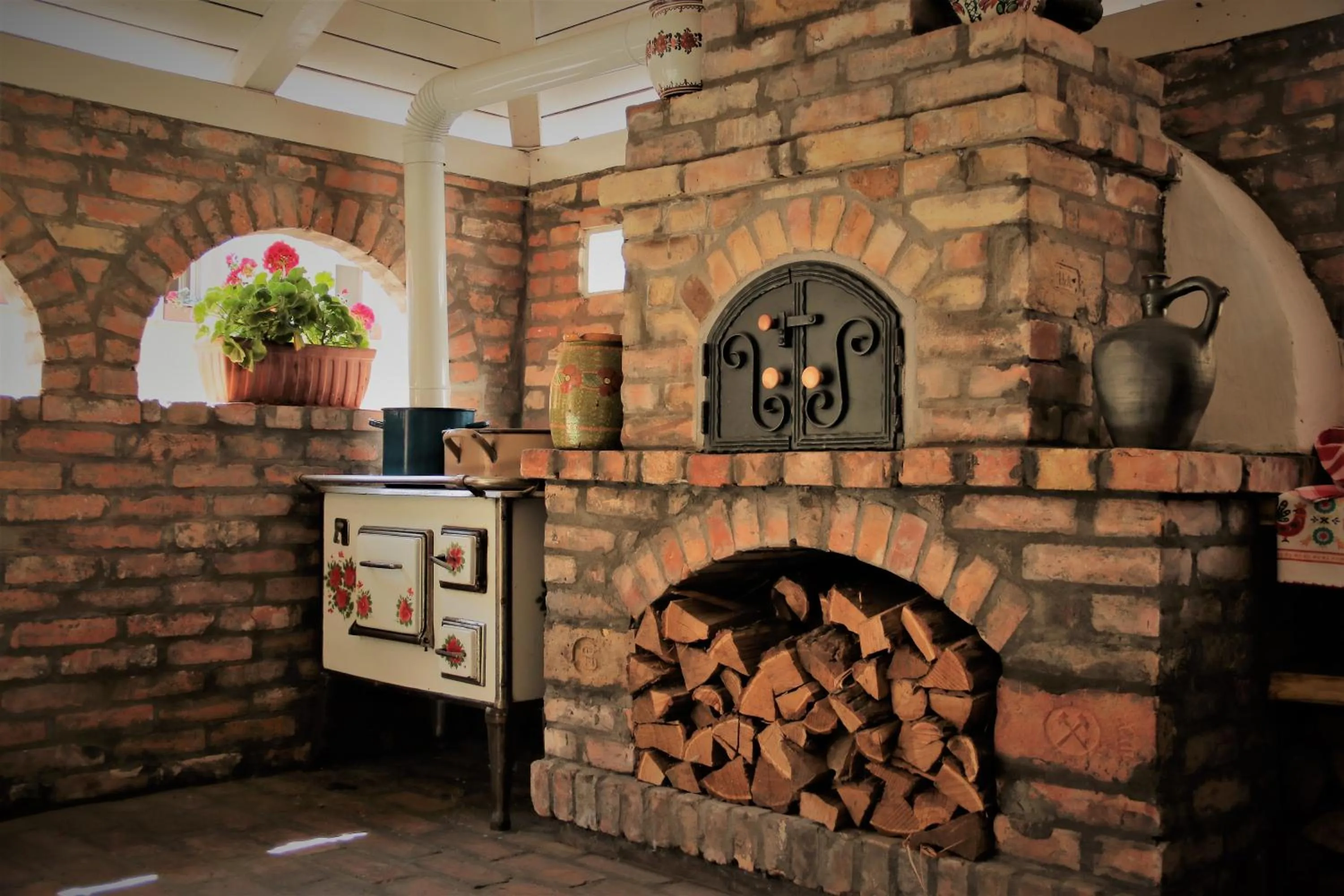 BBQ facilities in Halász Airport Panzio