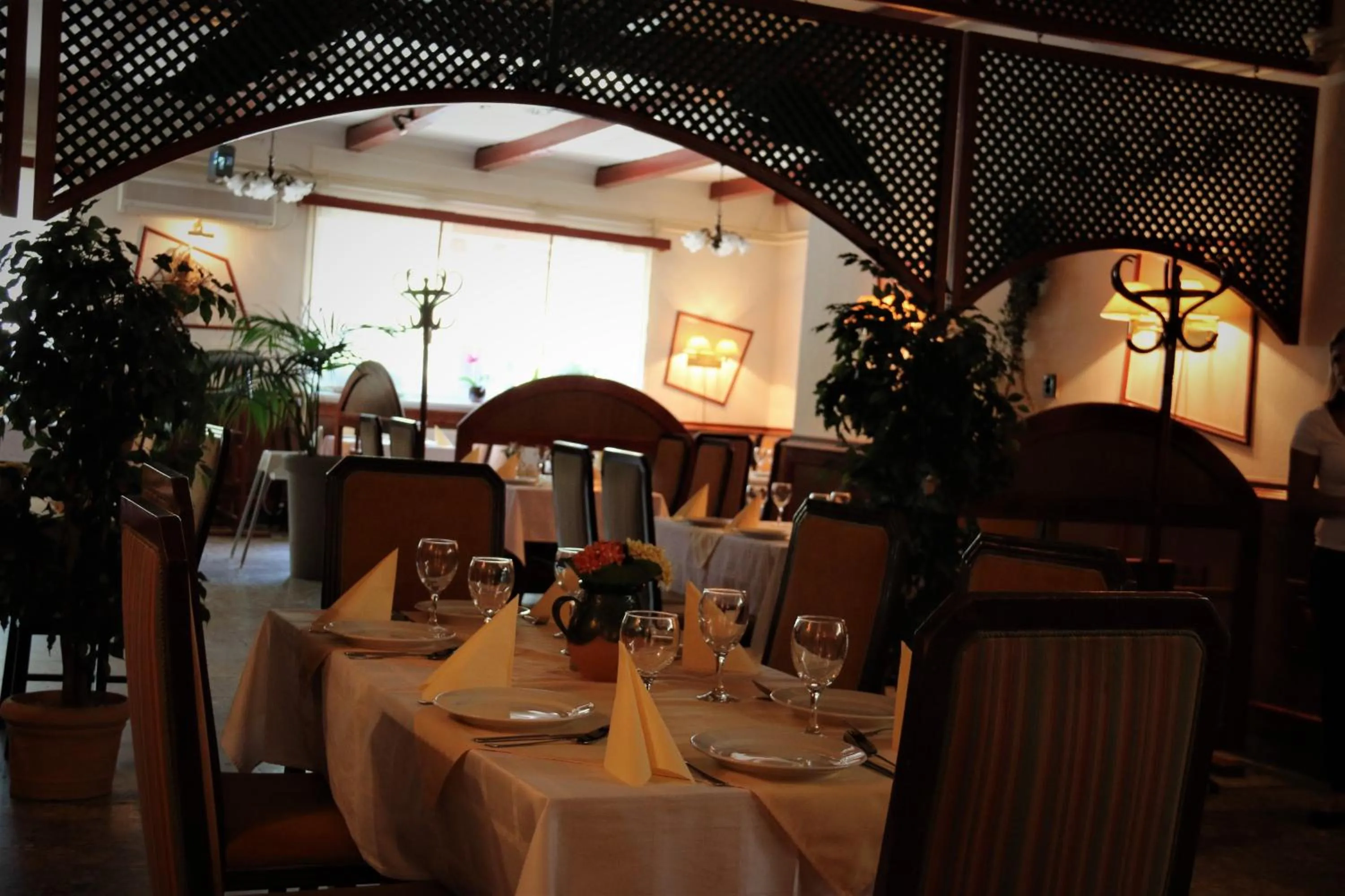 Restaurant/places to eat in Halász Airport Panzio