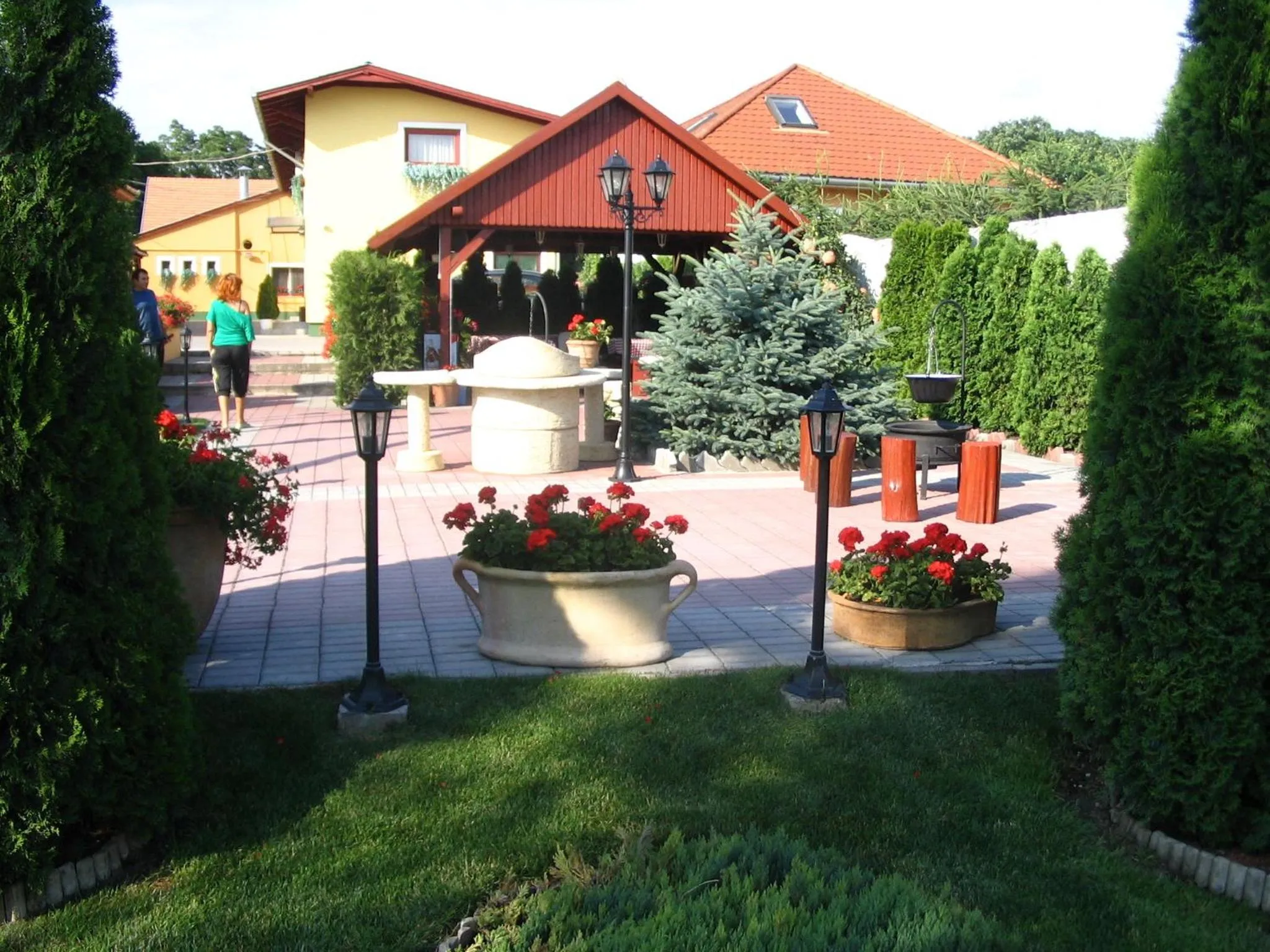 Property building in Halász Airport Panzio