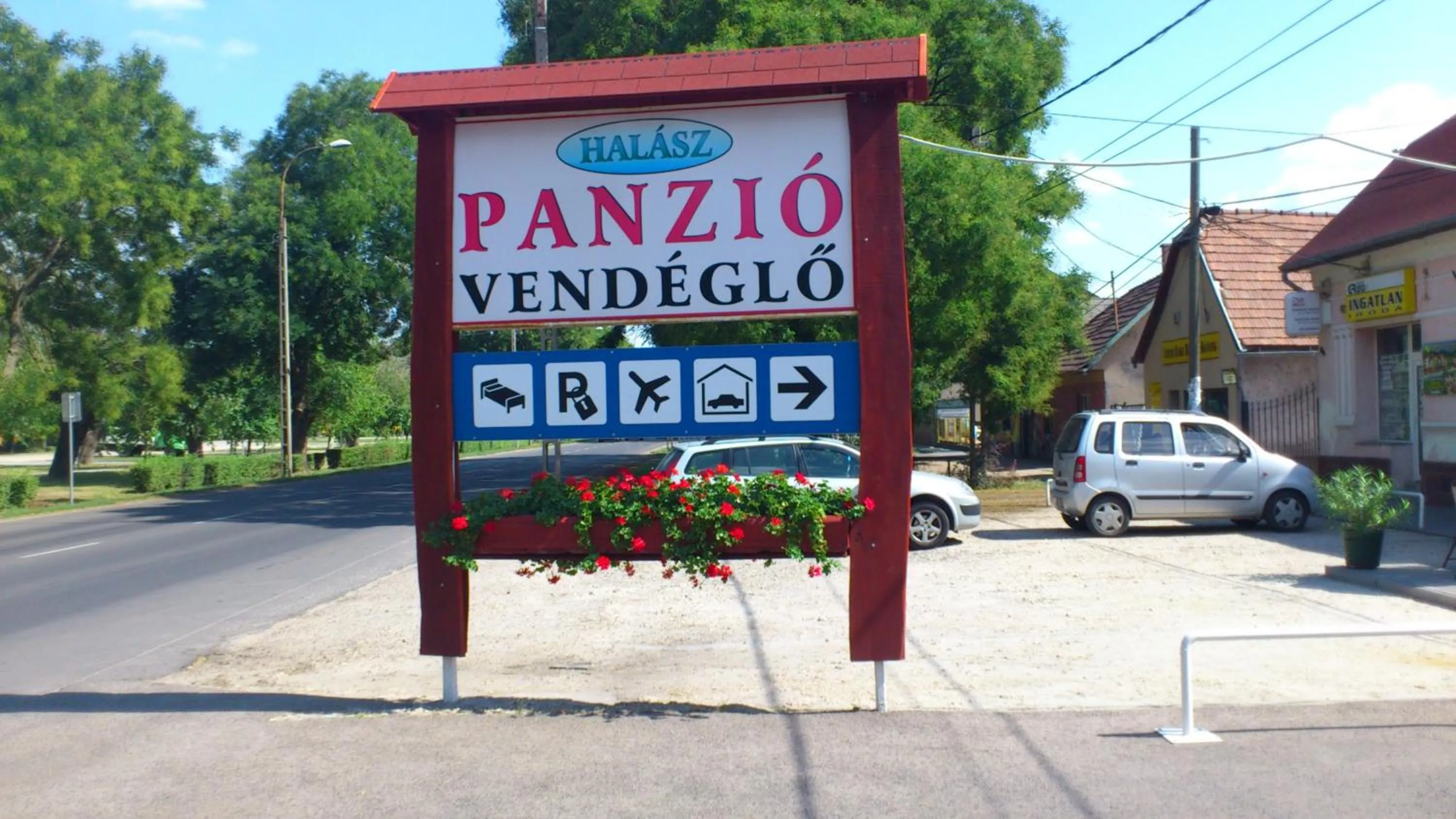 Area and facilities in Halász Airport Panzio