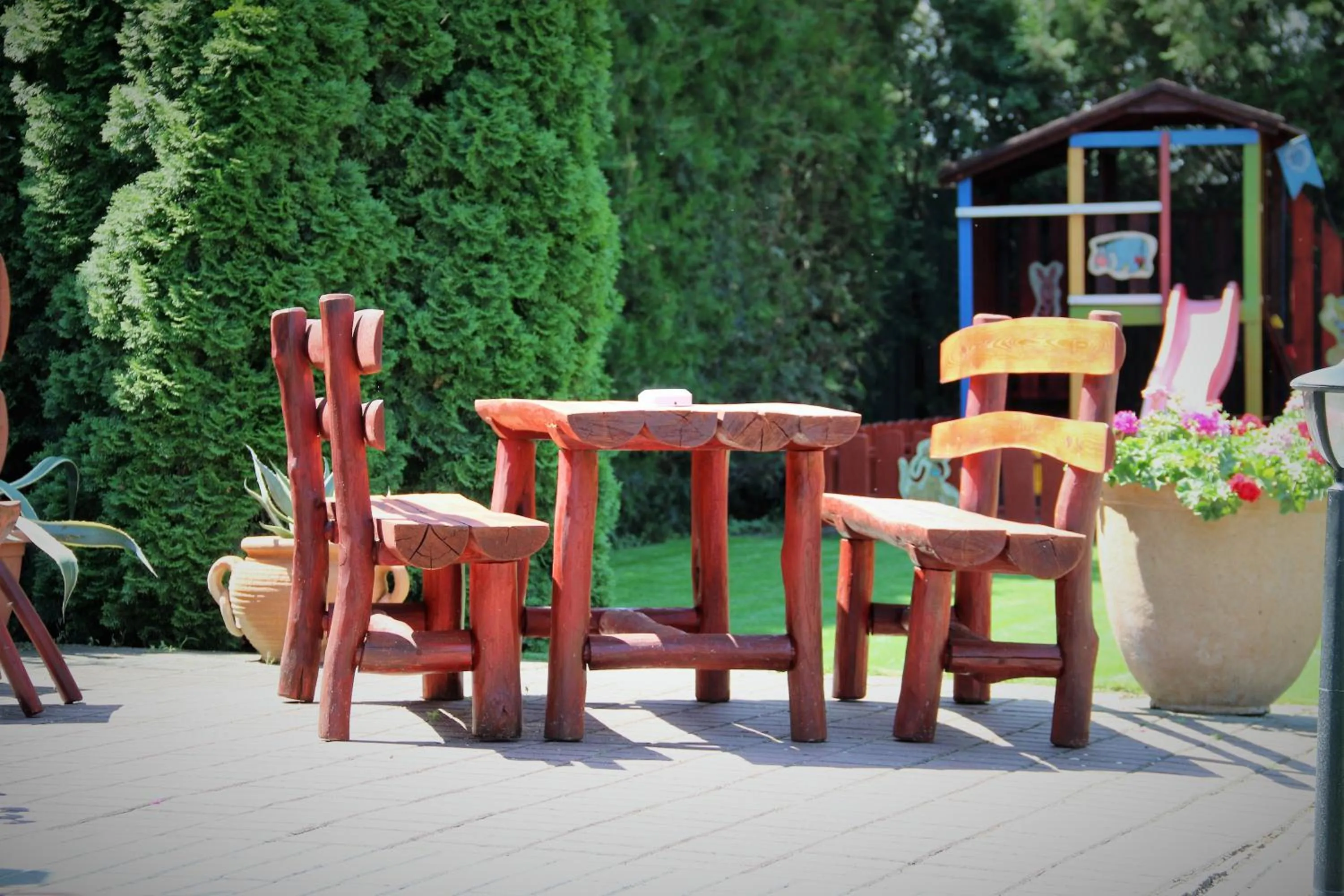 Garden in Halász Airport Panzio