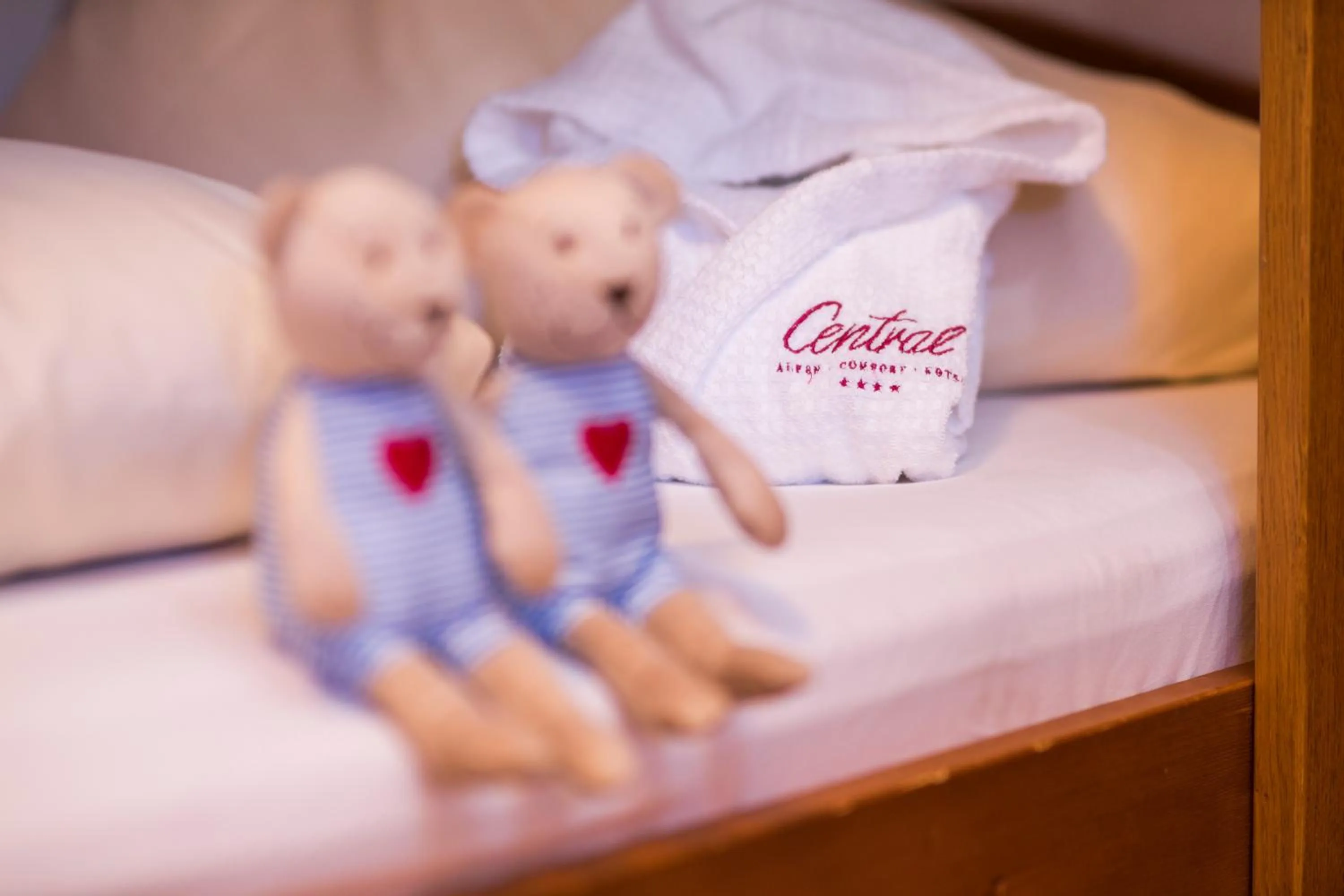Decorative detail, Bed in Alpen-Comfort-Hotel Central