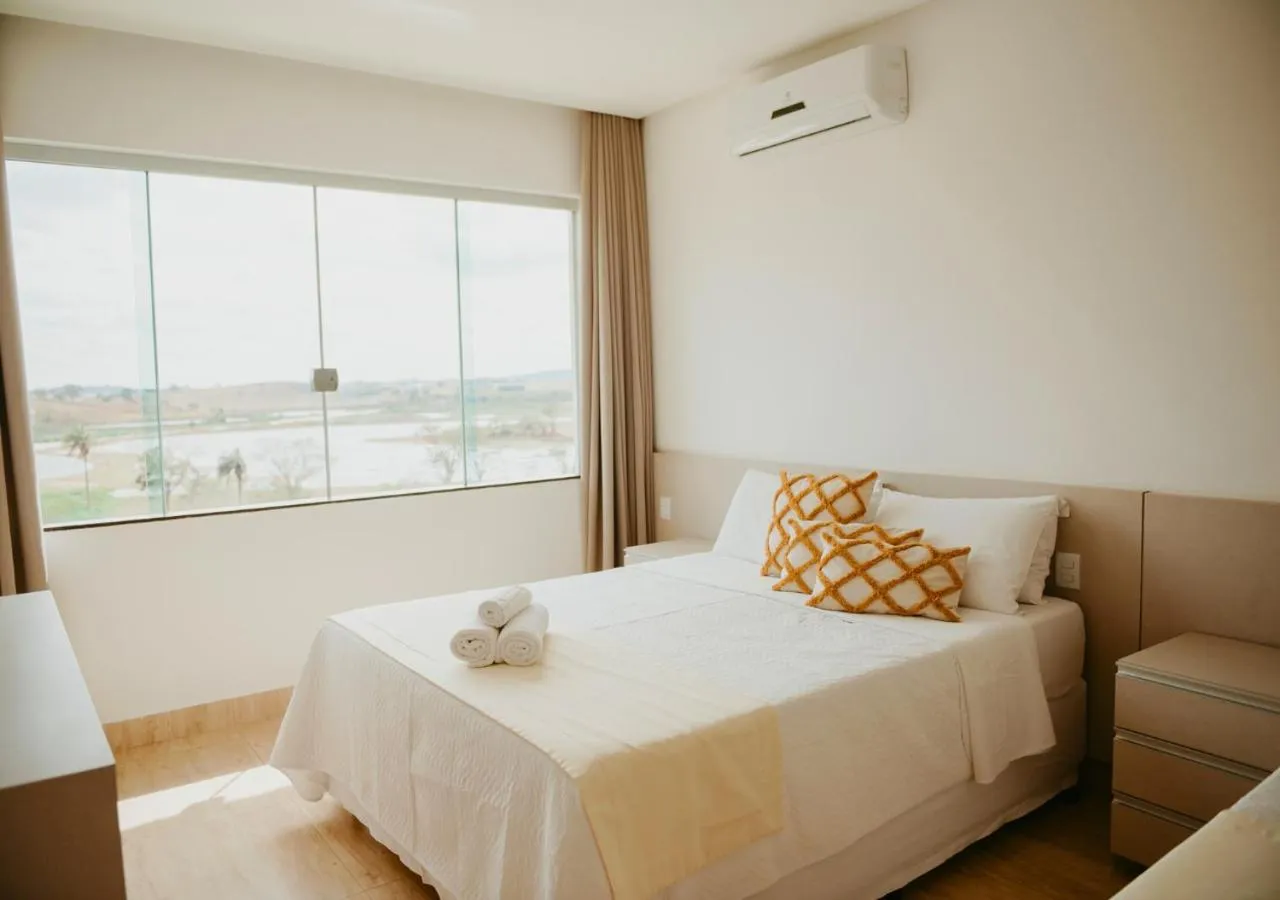 Bed in Hotel Chalé Capitólio