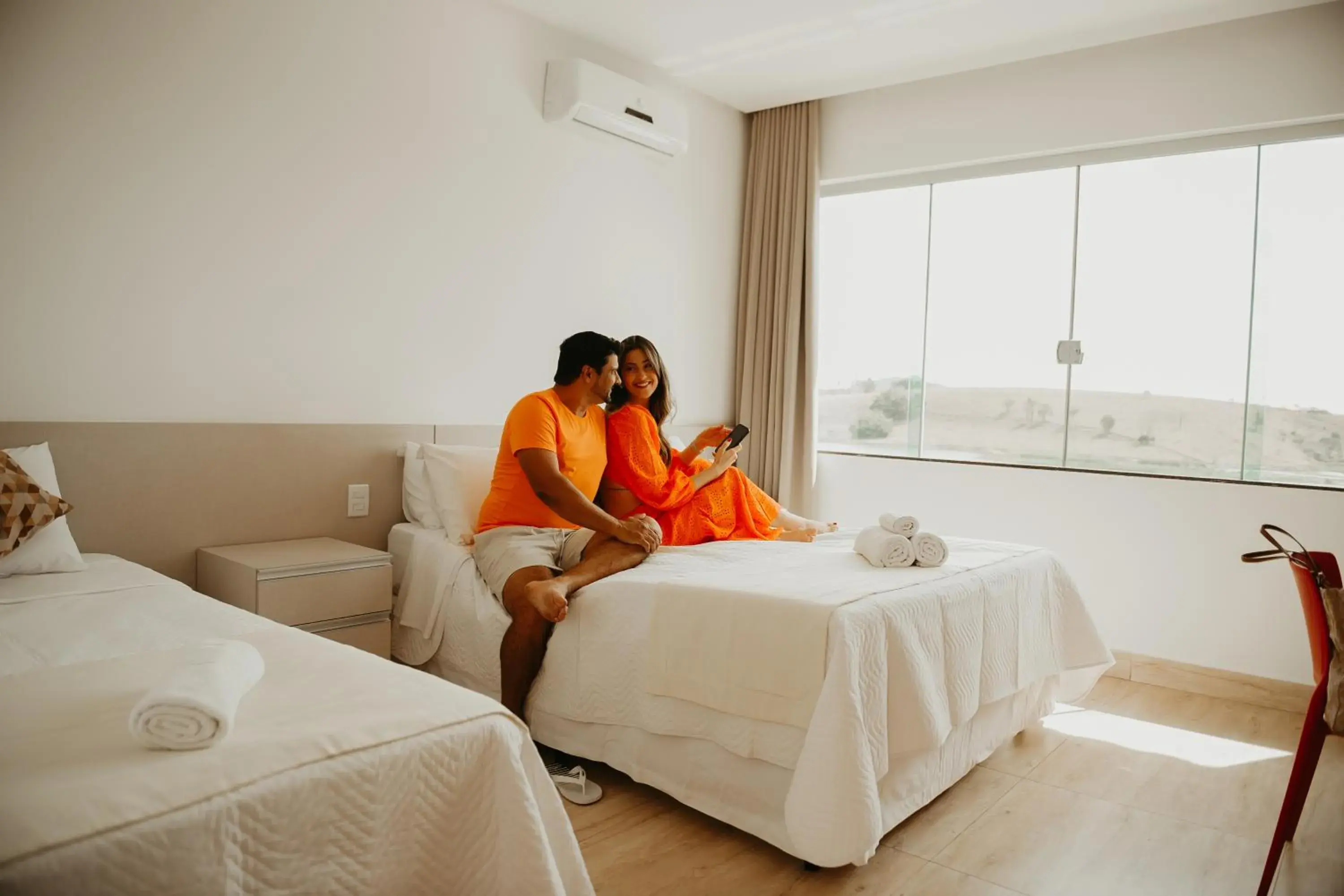 Quarto Triplo Deluxe com Vista in Hotel Chalé Capitólio Quarto Triplo Deluxe com Vista in Hotel Chalé Capitólio