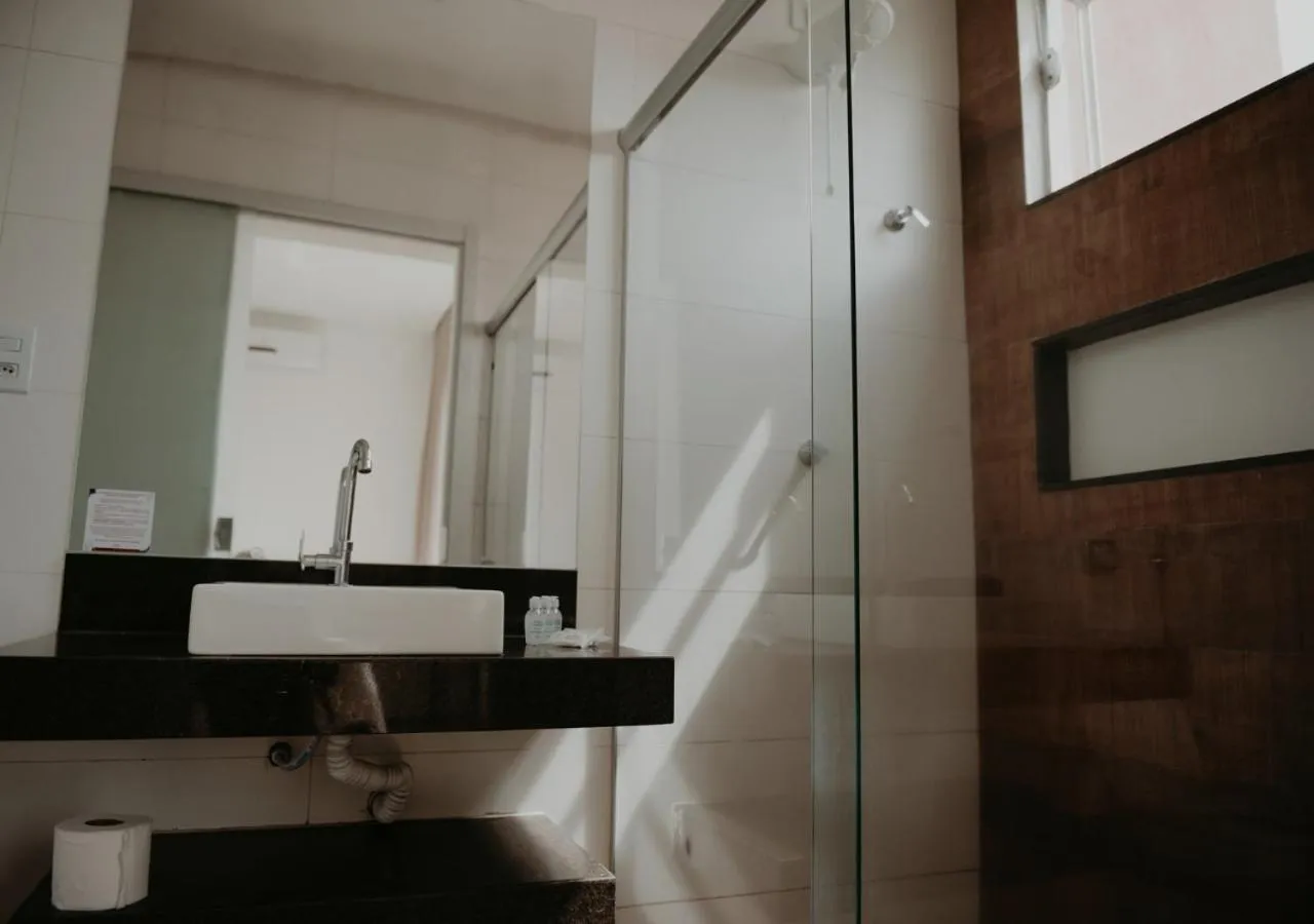 Bathroom in Hotel Chalé Capitólio