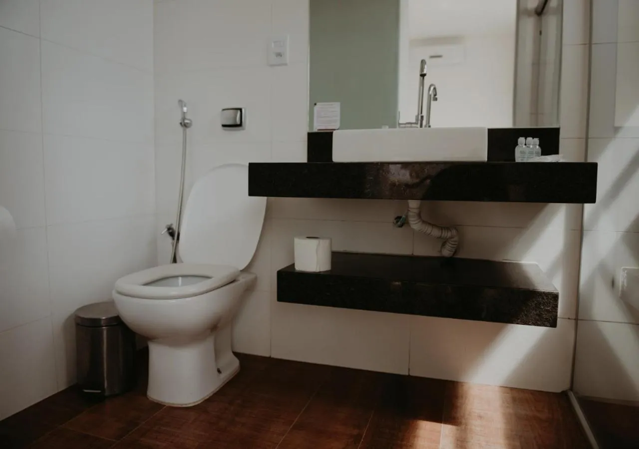 Bathroom in Hotel Chalé Capitólio