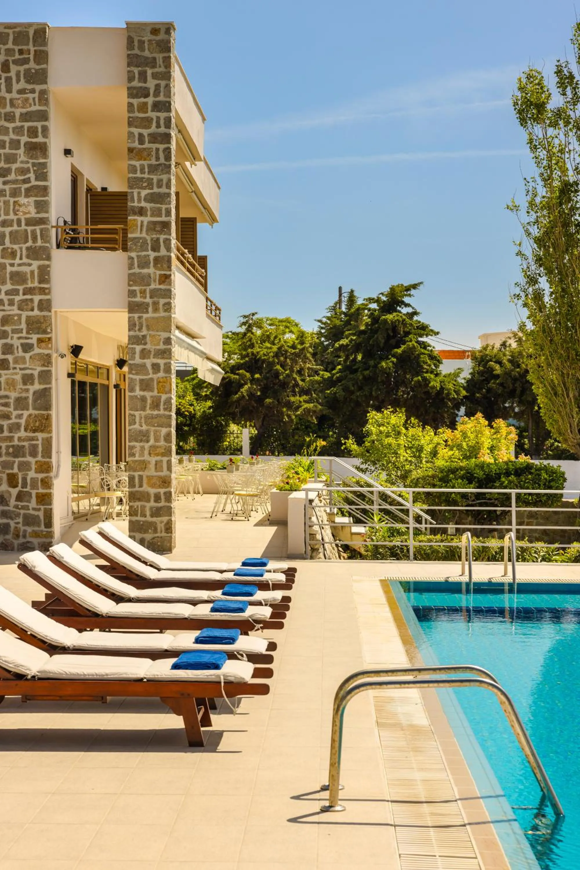 Pool view in Niki Beach Hotel