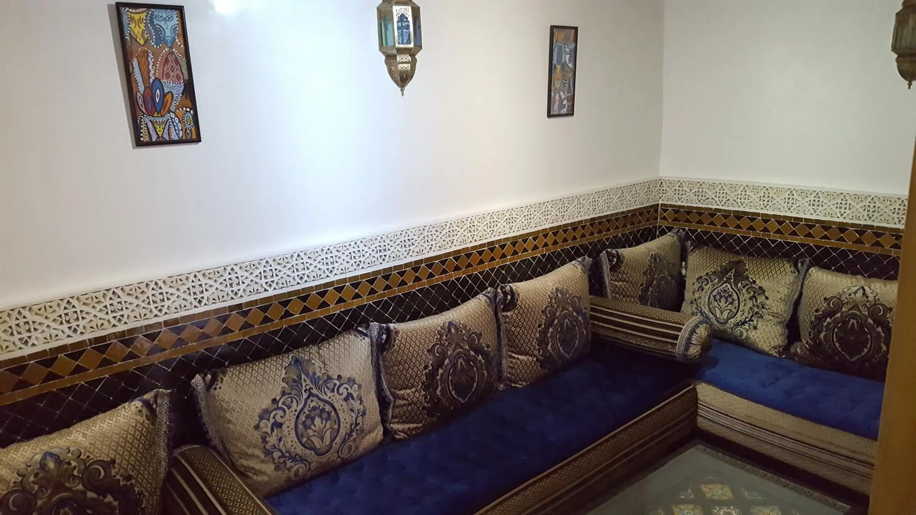 Living room in Dar Nour Fes