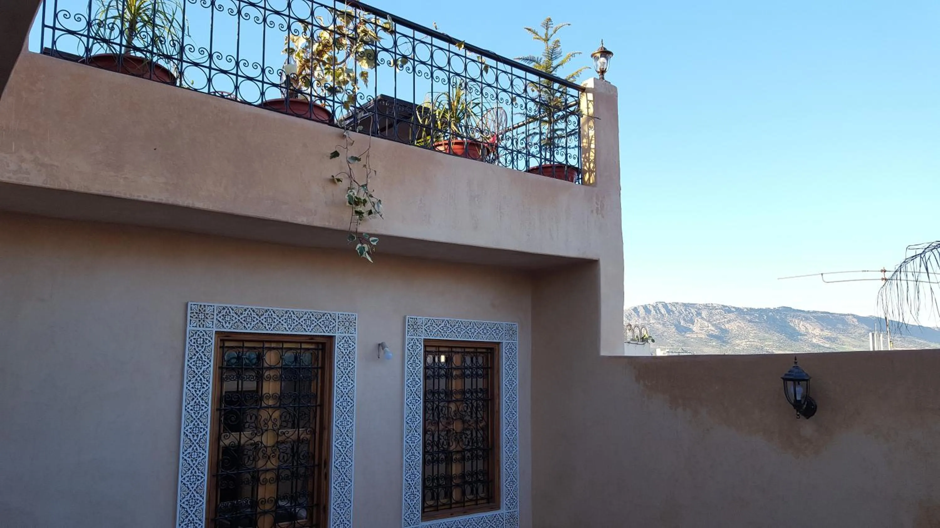 Decorative detail in Dar Nour Fes