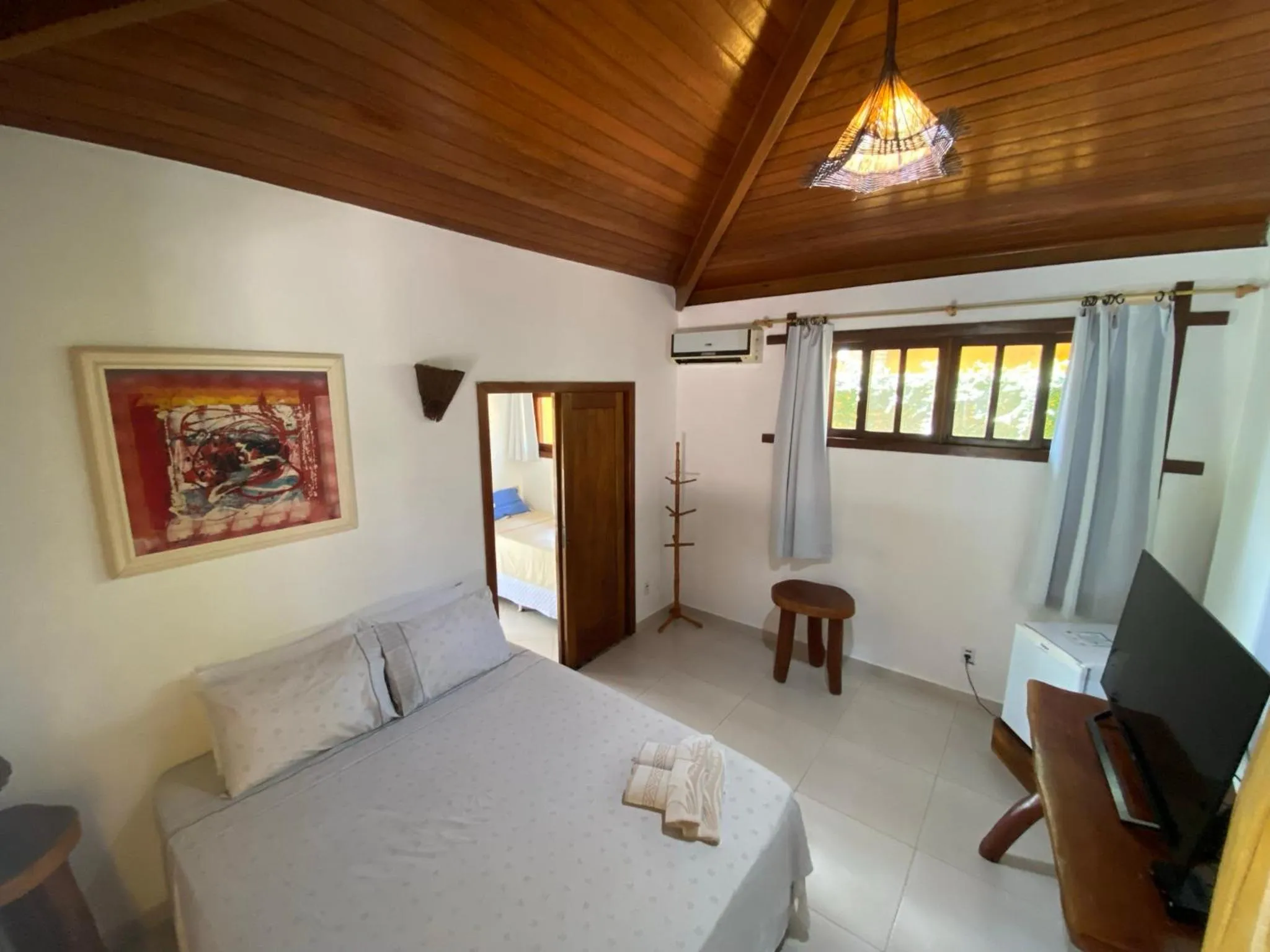 Bed in Pousada Porto da Barra