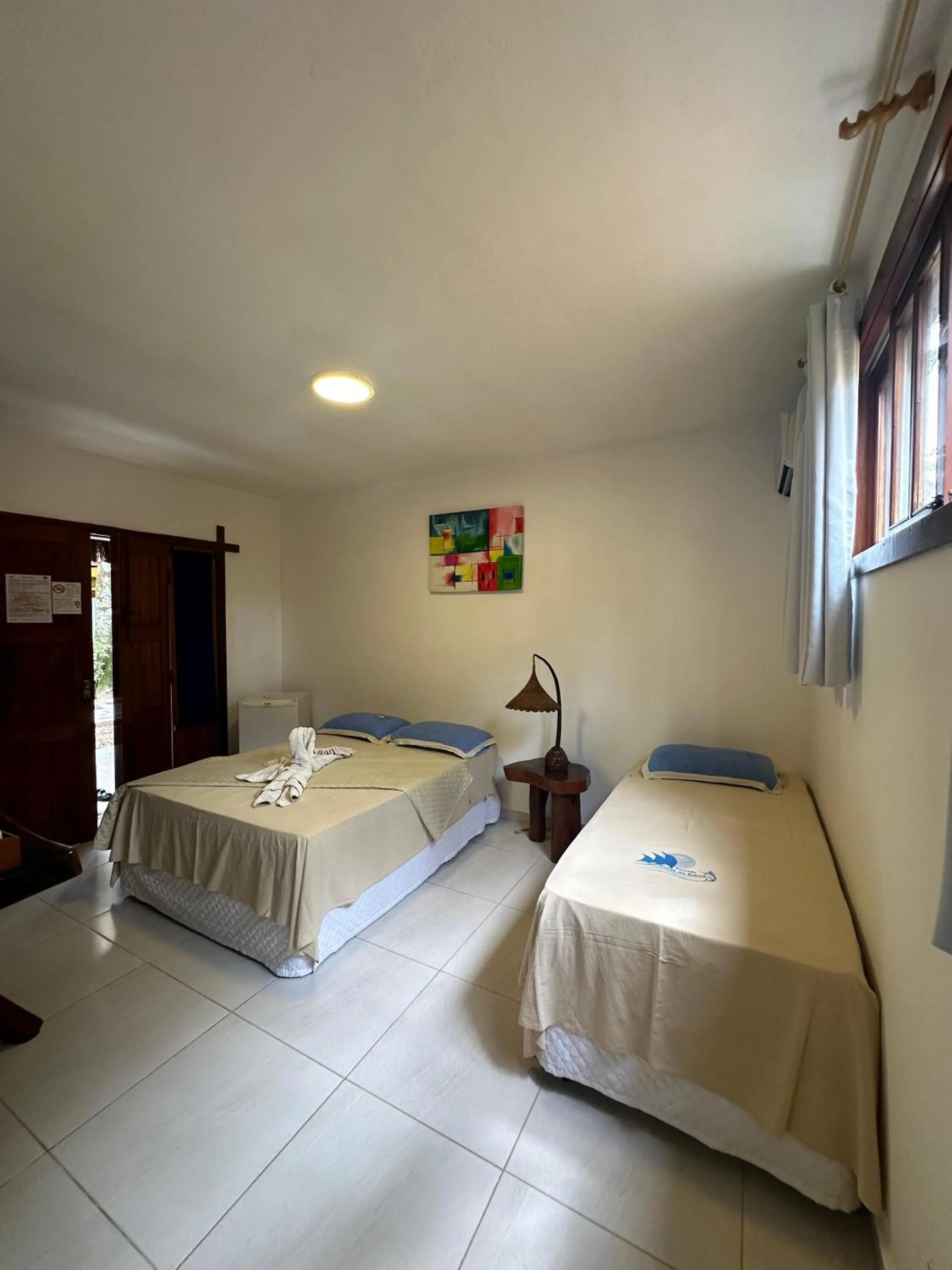 Bed in Pousada Porto da Barra