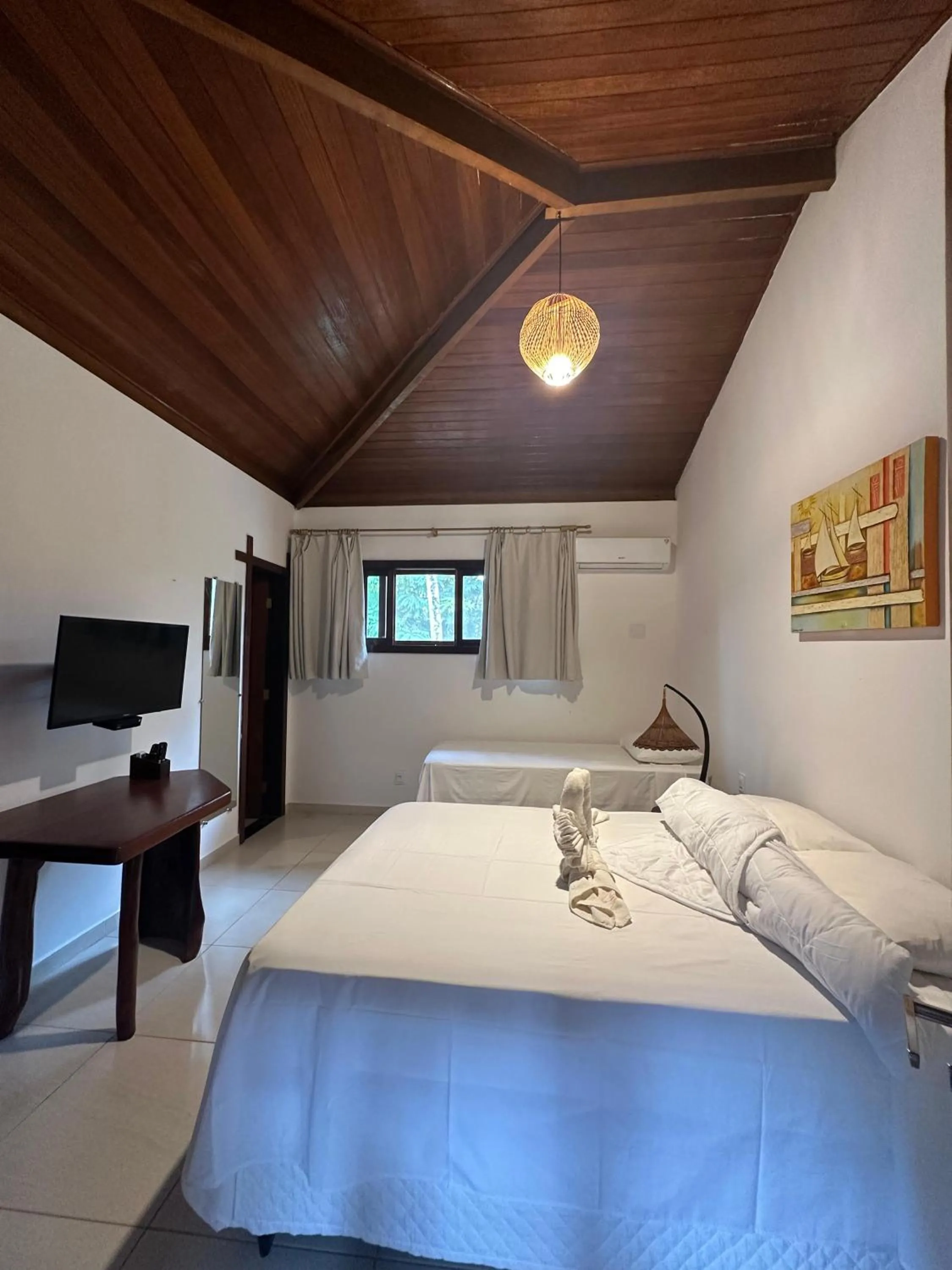 Bed in Pousada Porto da Barra