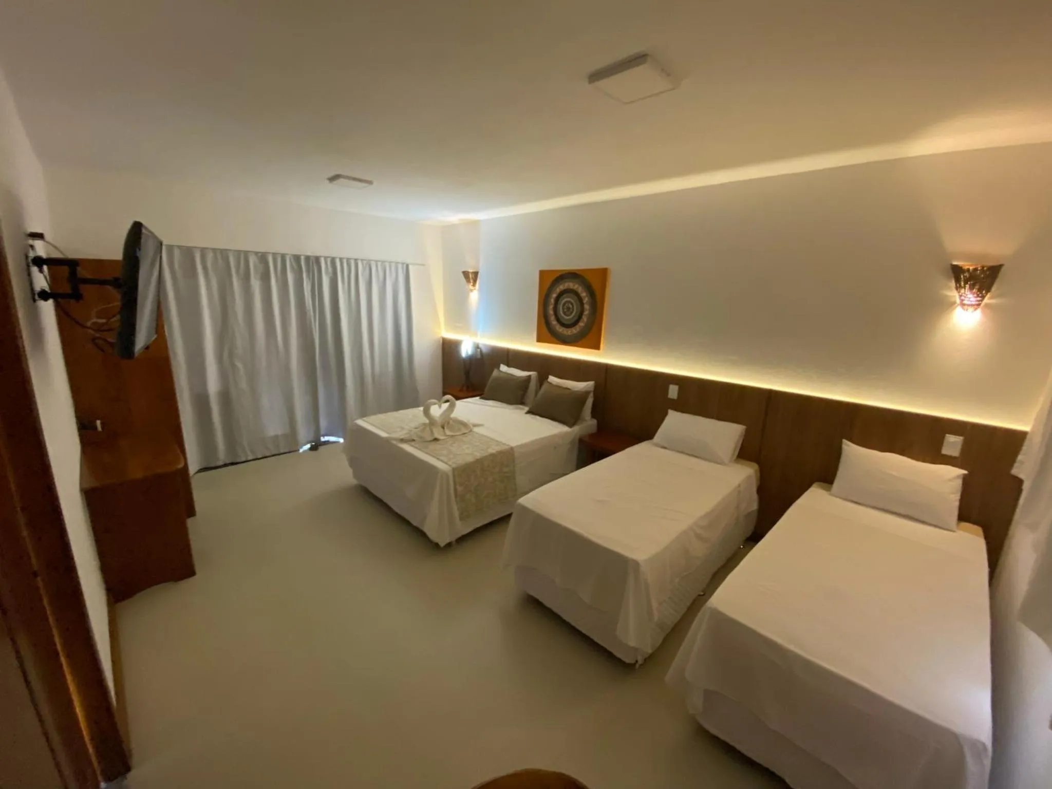 Bed in Pousada Porto da Barra