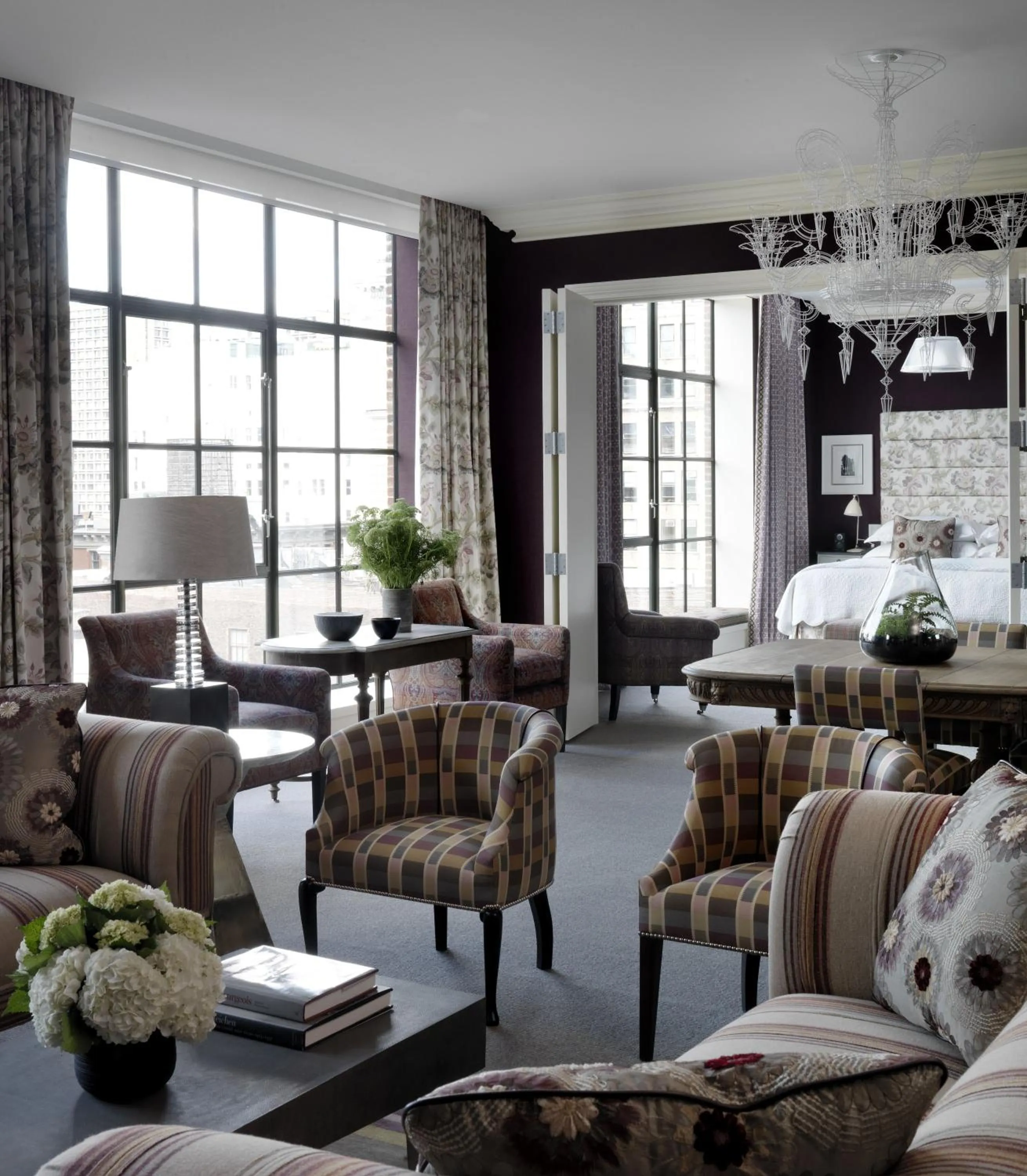 Bed in Crosby Street Hotel