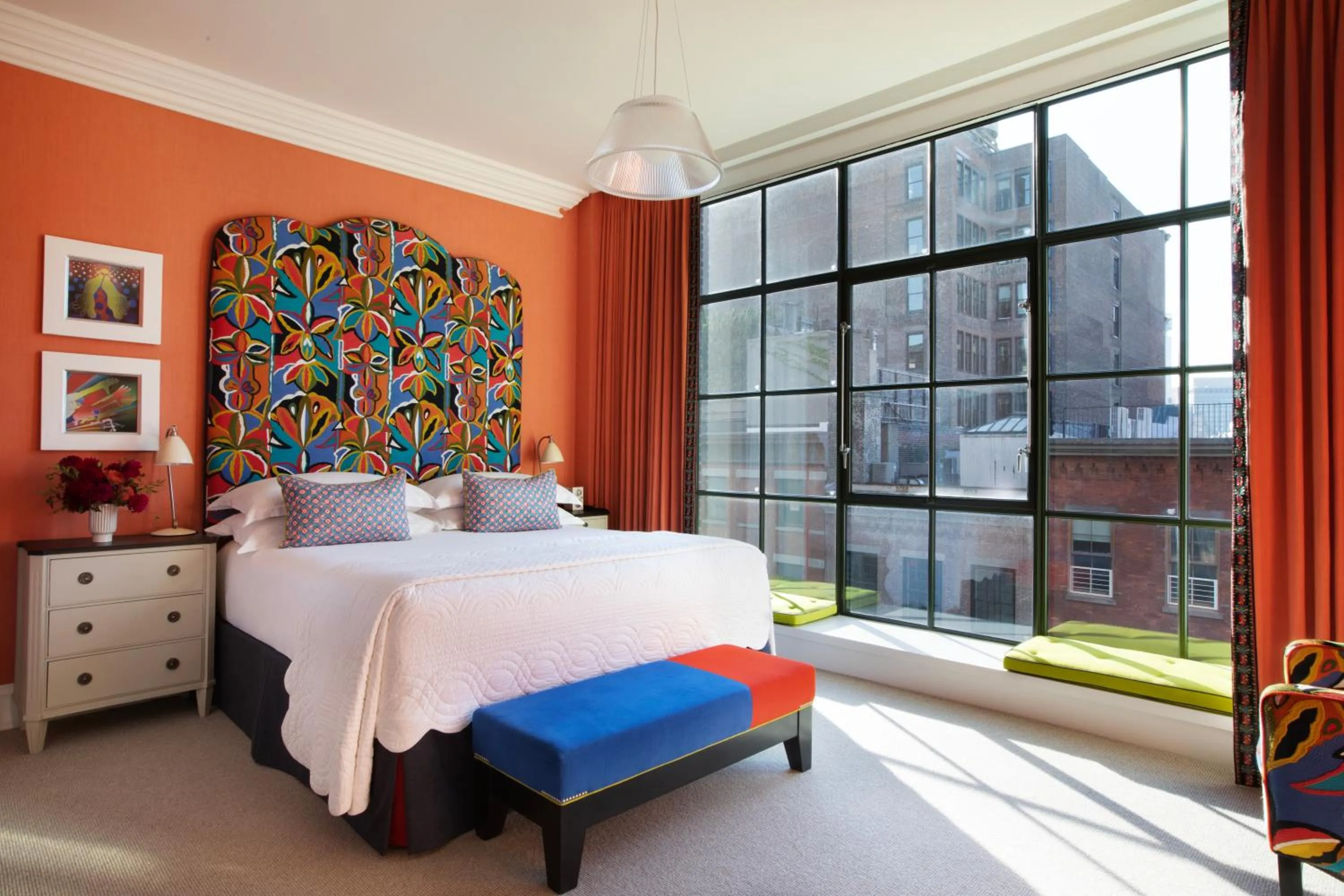 Bed in Crosby Street Hotel