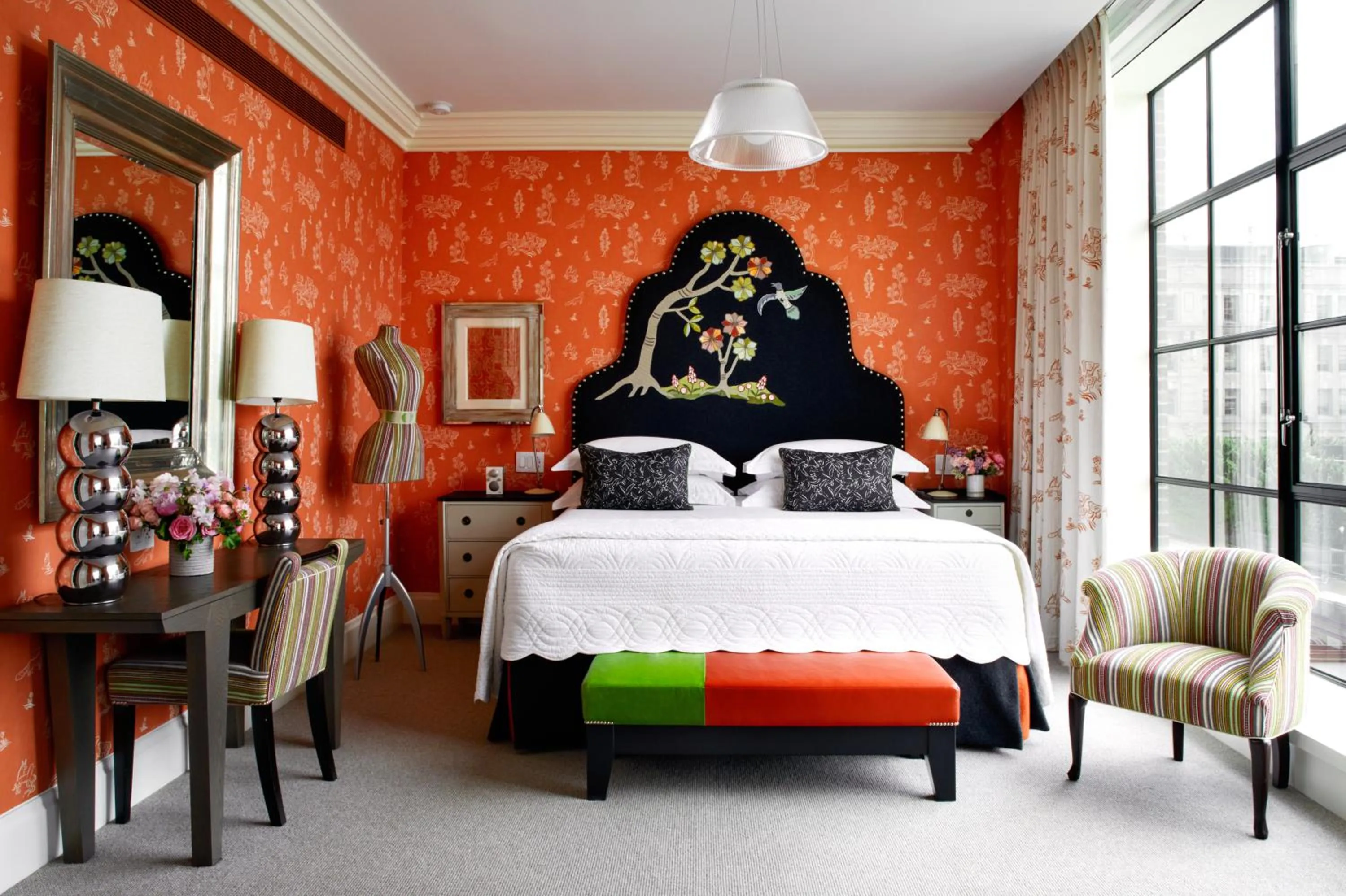 Bed in Crosby Street Hotel