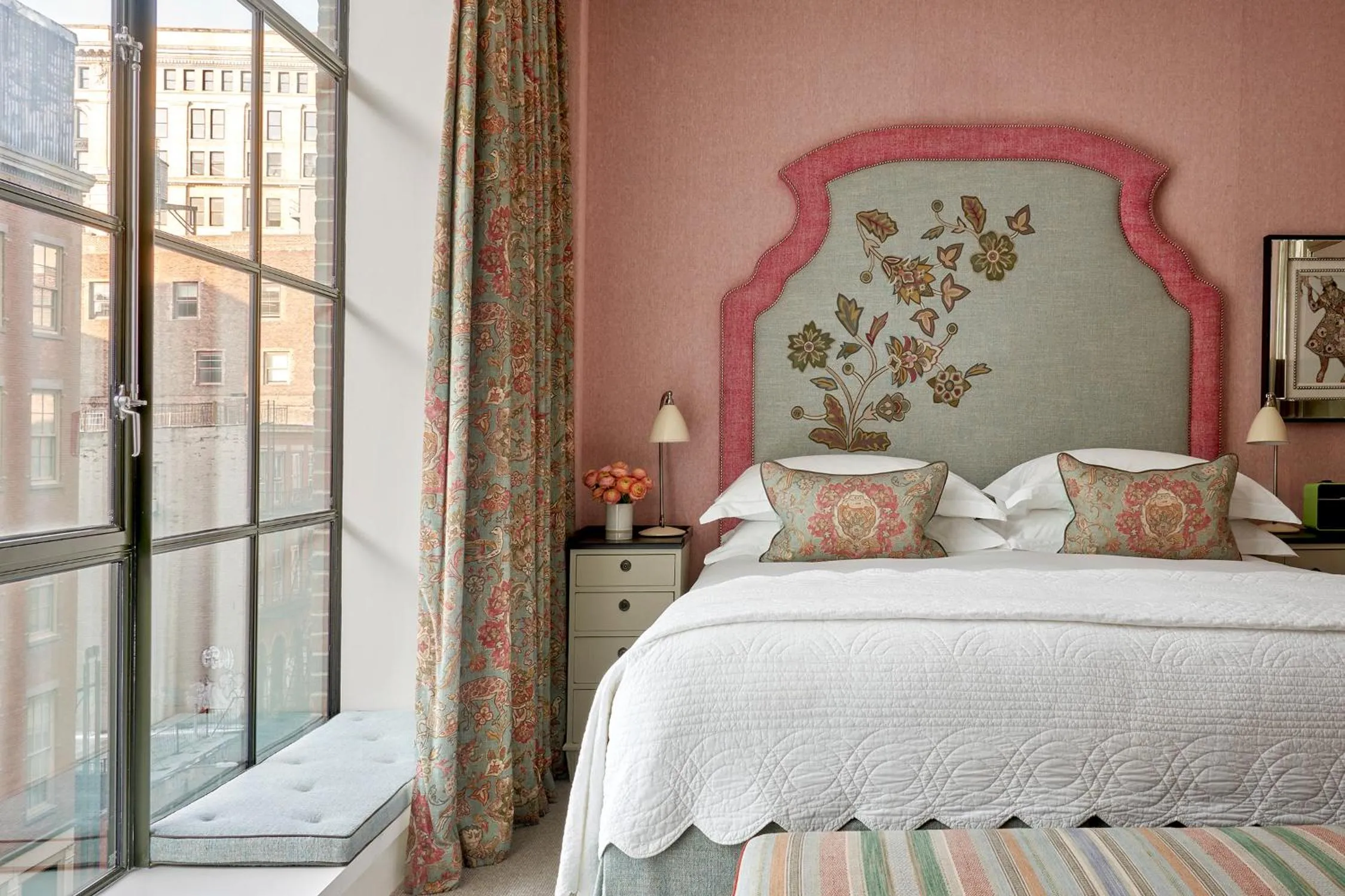 Bed in Crosby Street Hotel