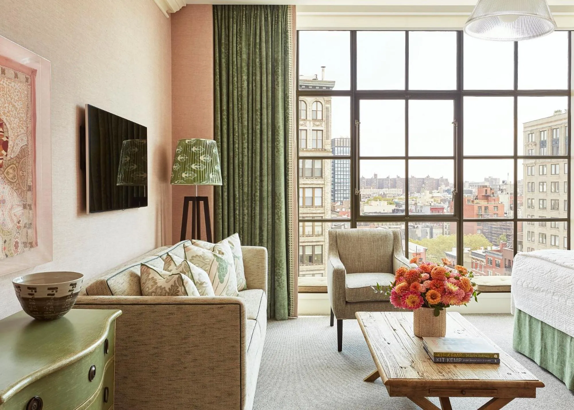 Bedroom in Crosby Street Hotel