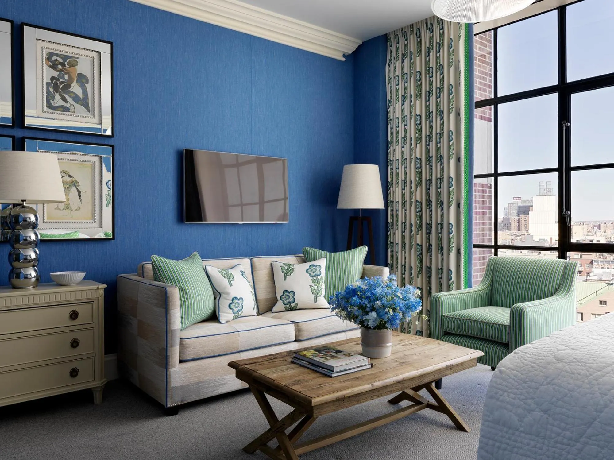 Bedroom in Crosby Street Hotel