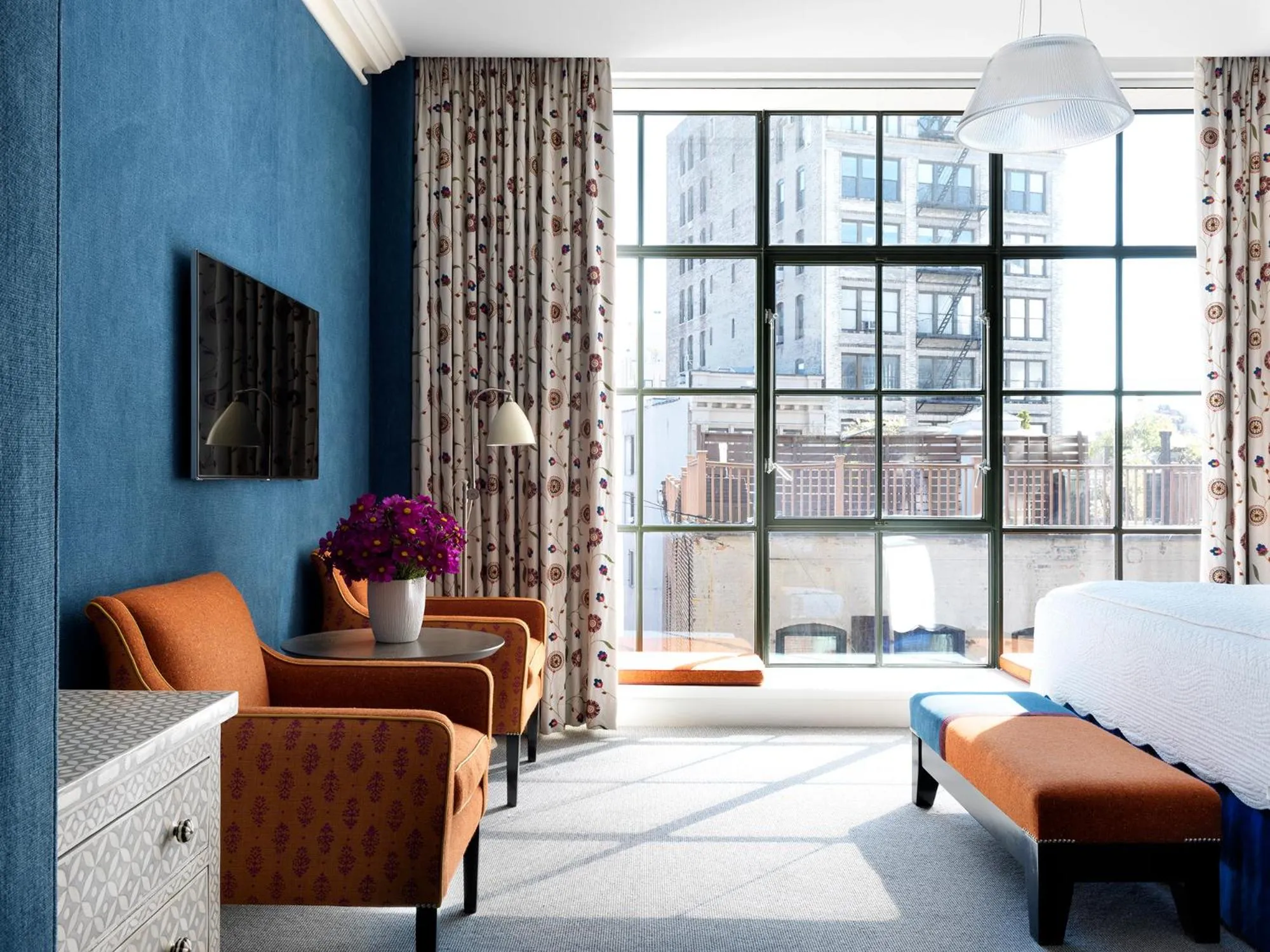 Bedroom in Crosby Street Hotel