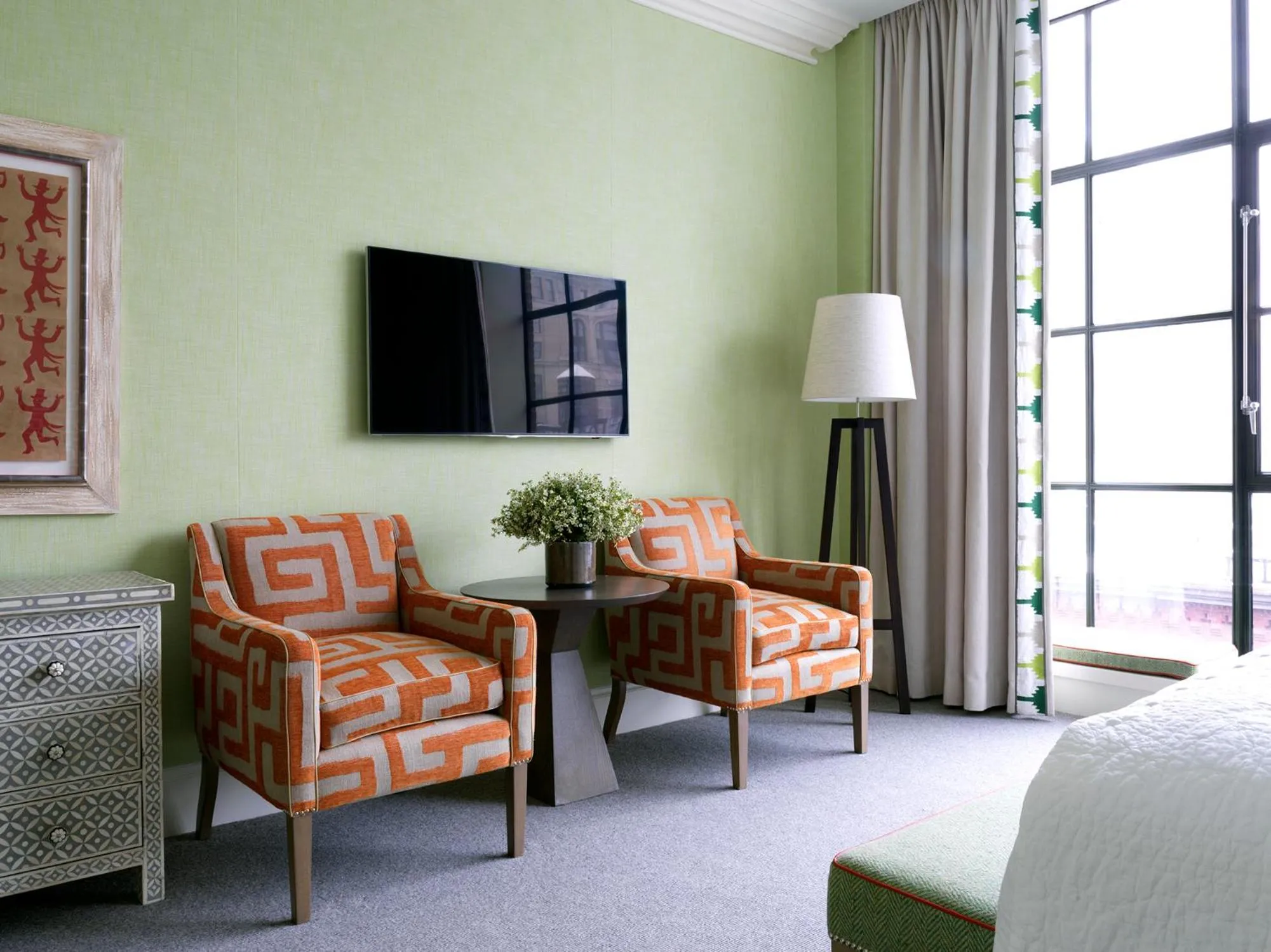 TV and multimedia, Bed in Crosby Street Hotel