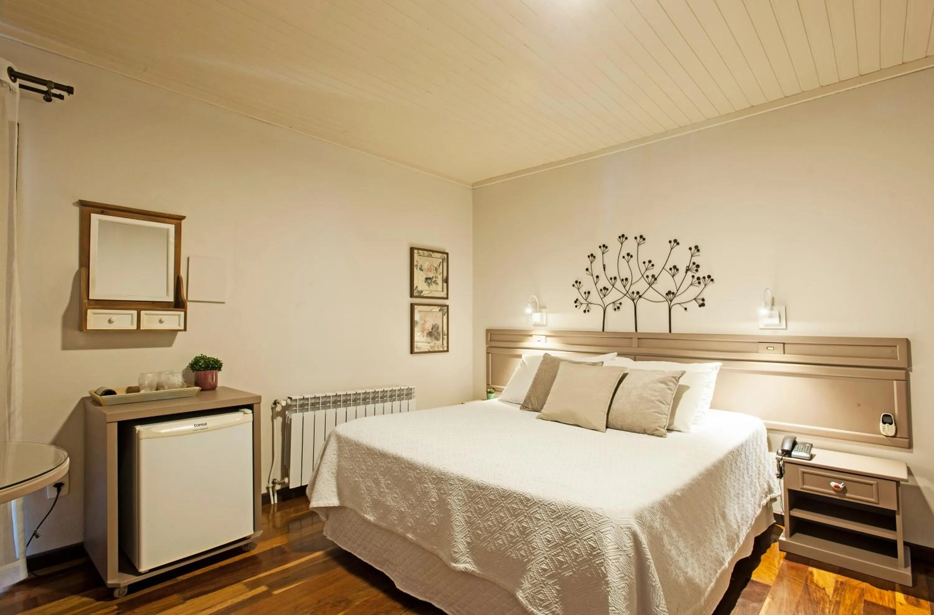 Bed in Hotel Canto Verde