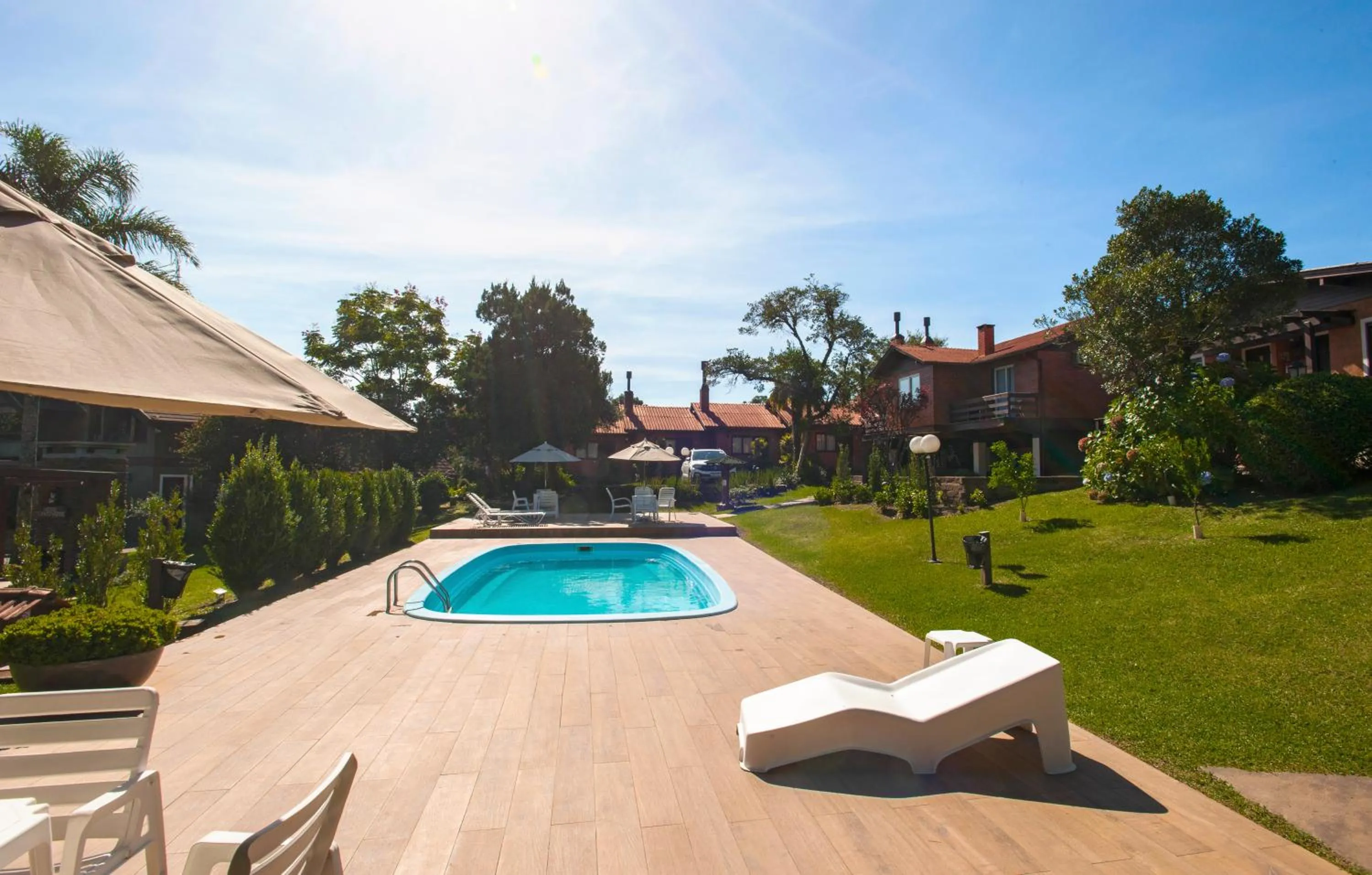 Garden in Hotel Canto Verde