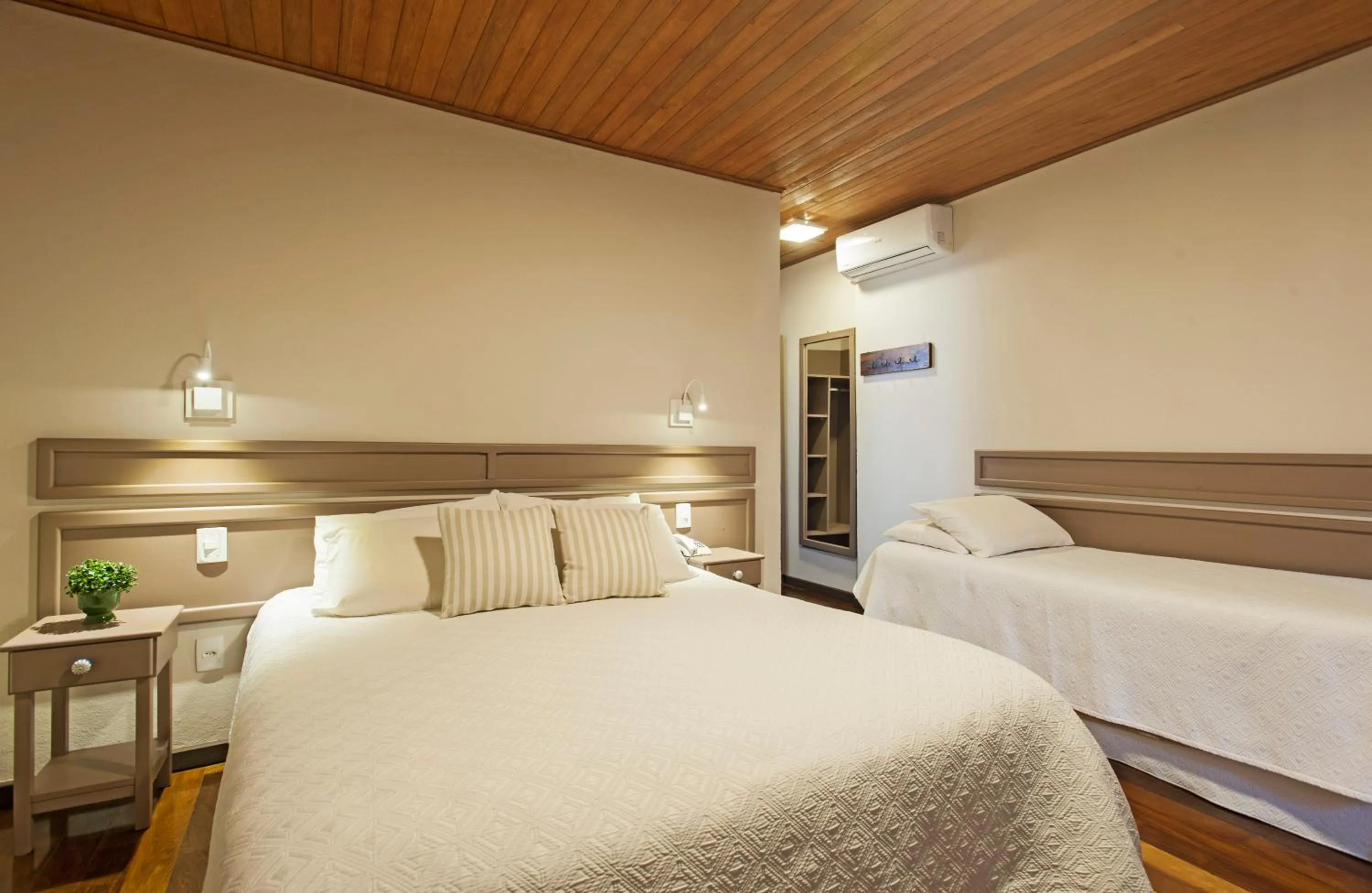 Bed in Hotel Canto Verde