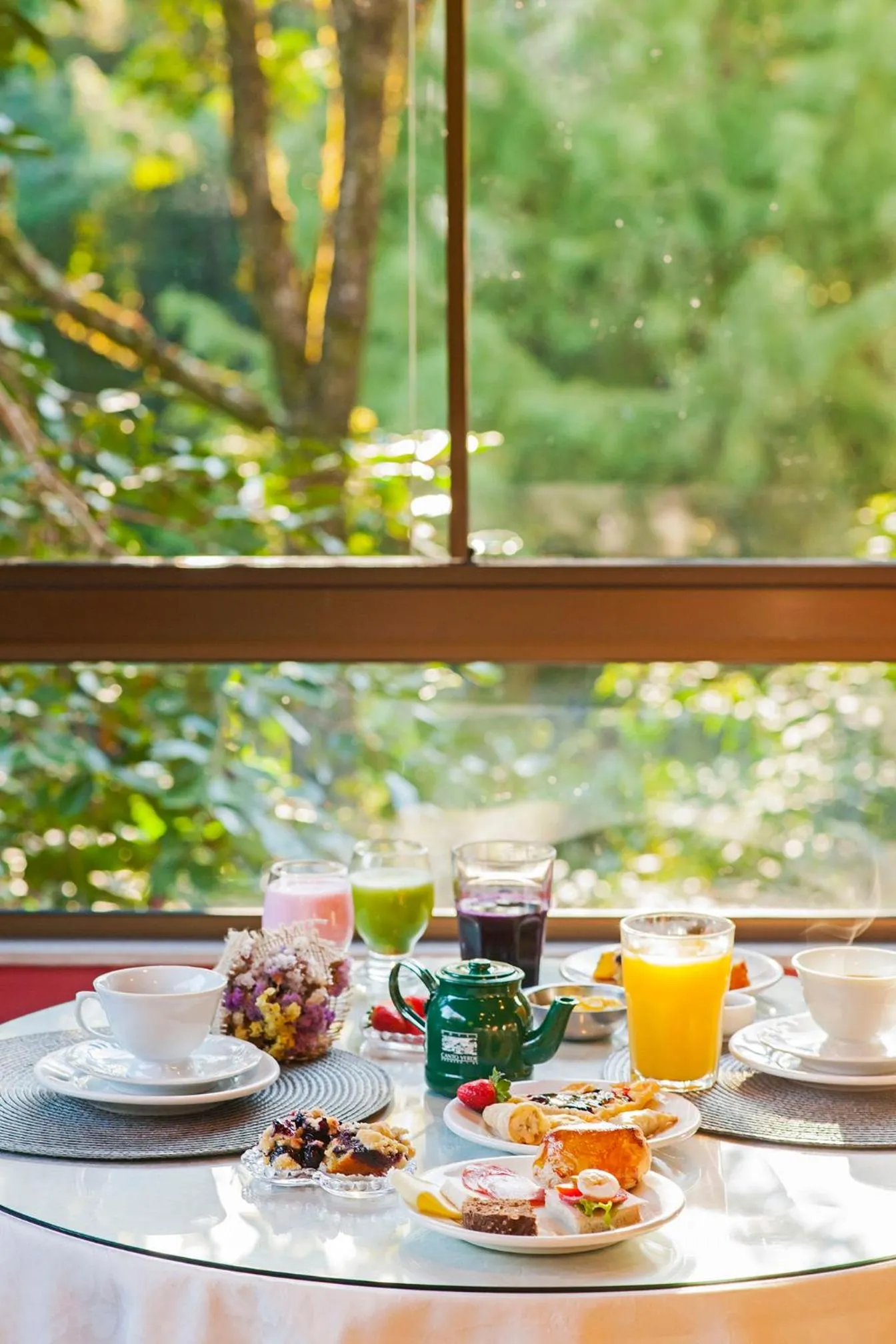 Dining area in Hotel Canto Verde