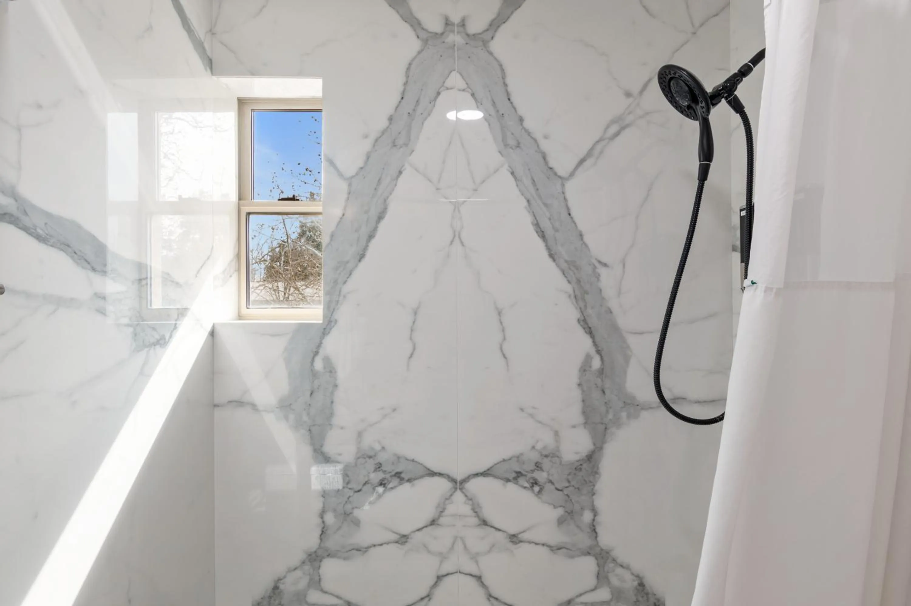 Shower in Lions Gate Hotel