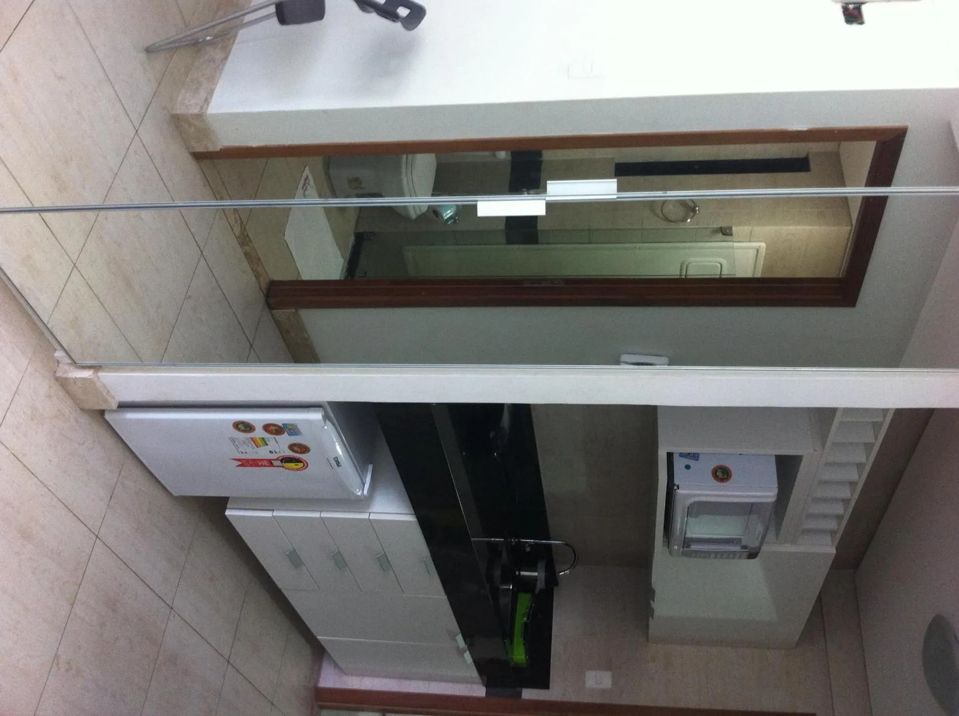 Kitchen or kitchenette in Flat Mar do Cabo Branco Residence