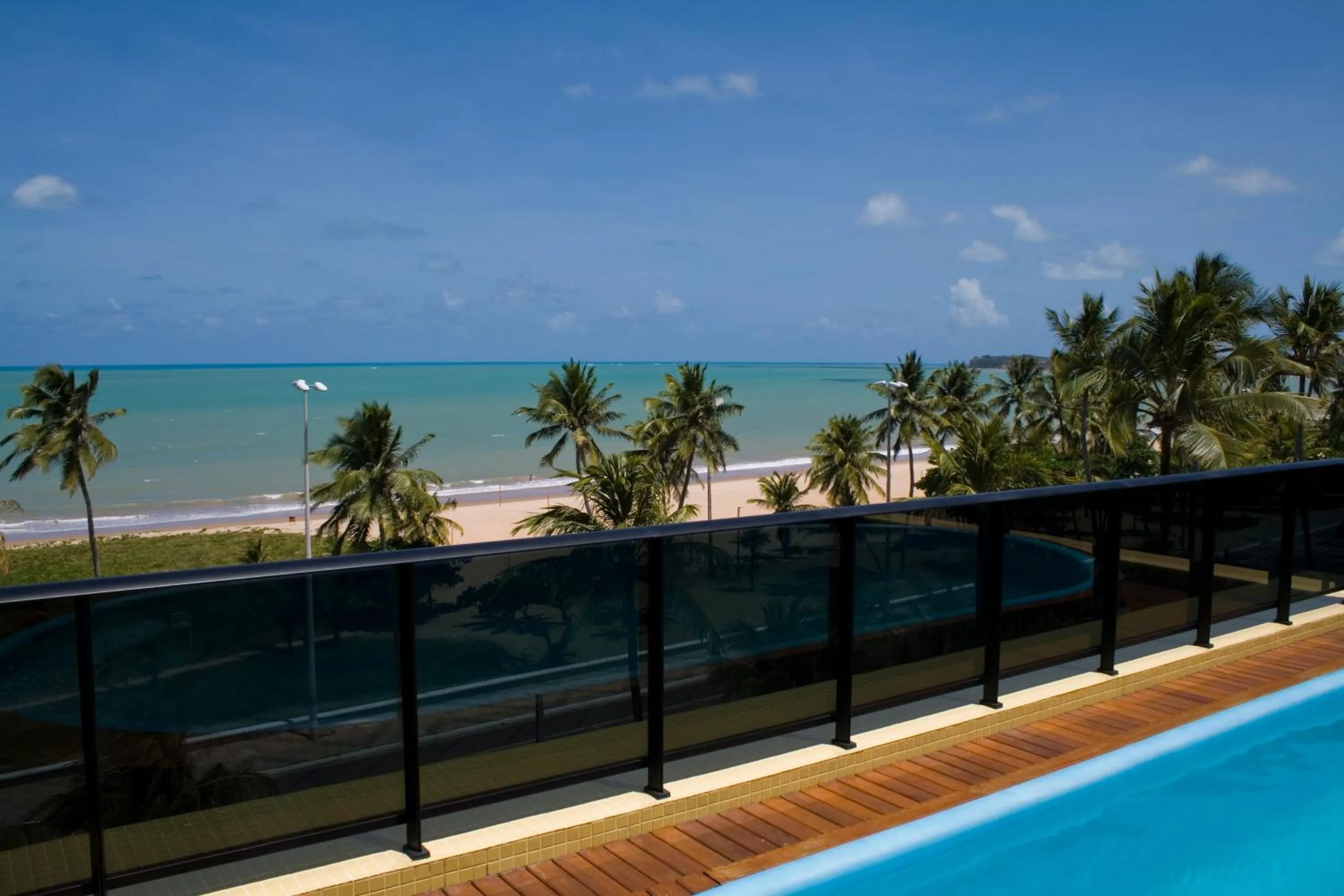 Pool view in Flat Mar do Cabo Branco Residence