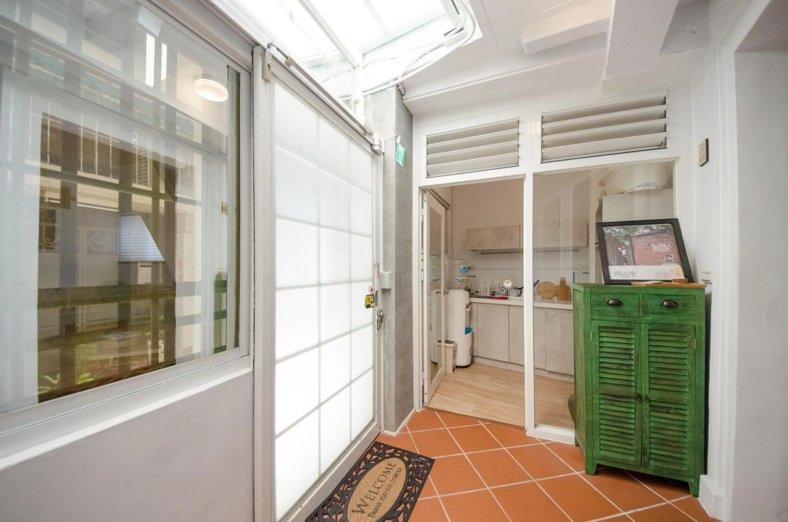 Kitchen or kitchenette in Tainan Travel Inn