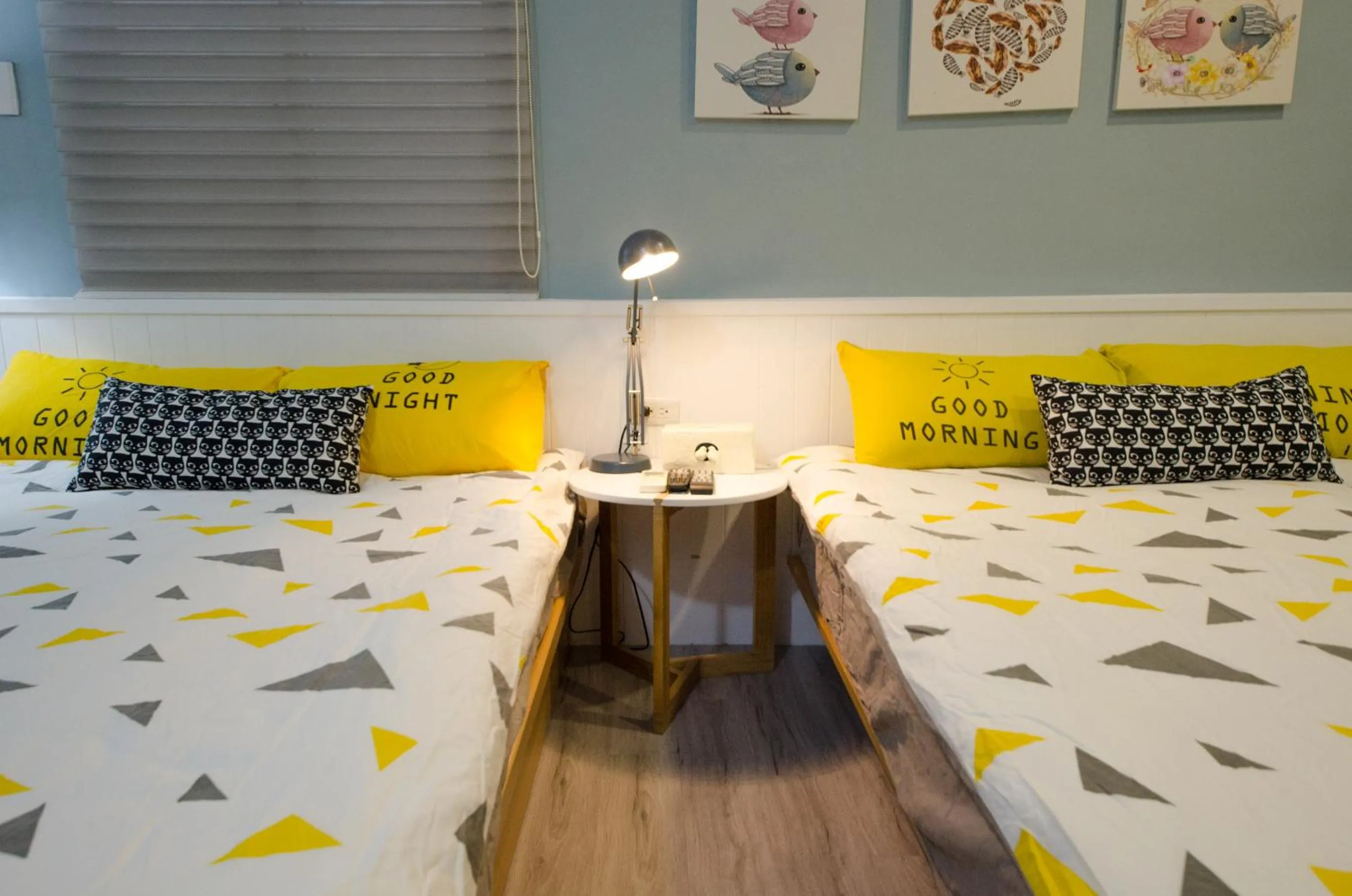 Bed in Tainan Travel Inn