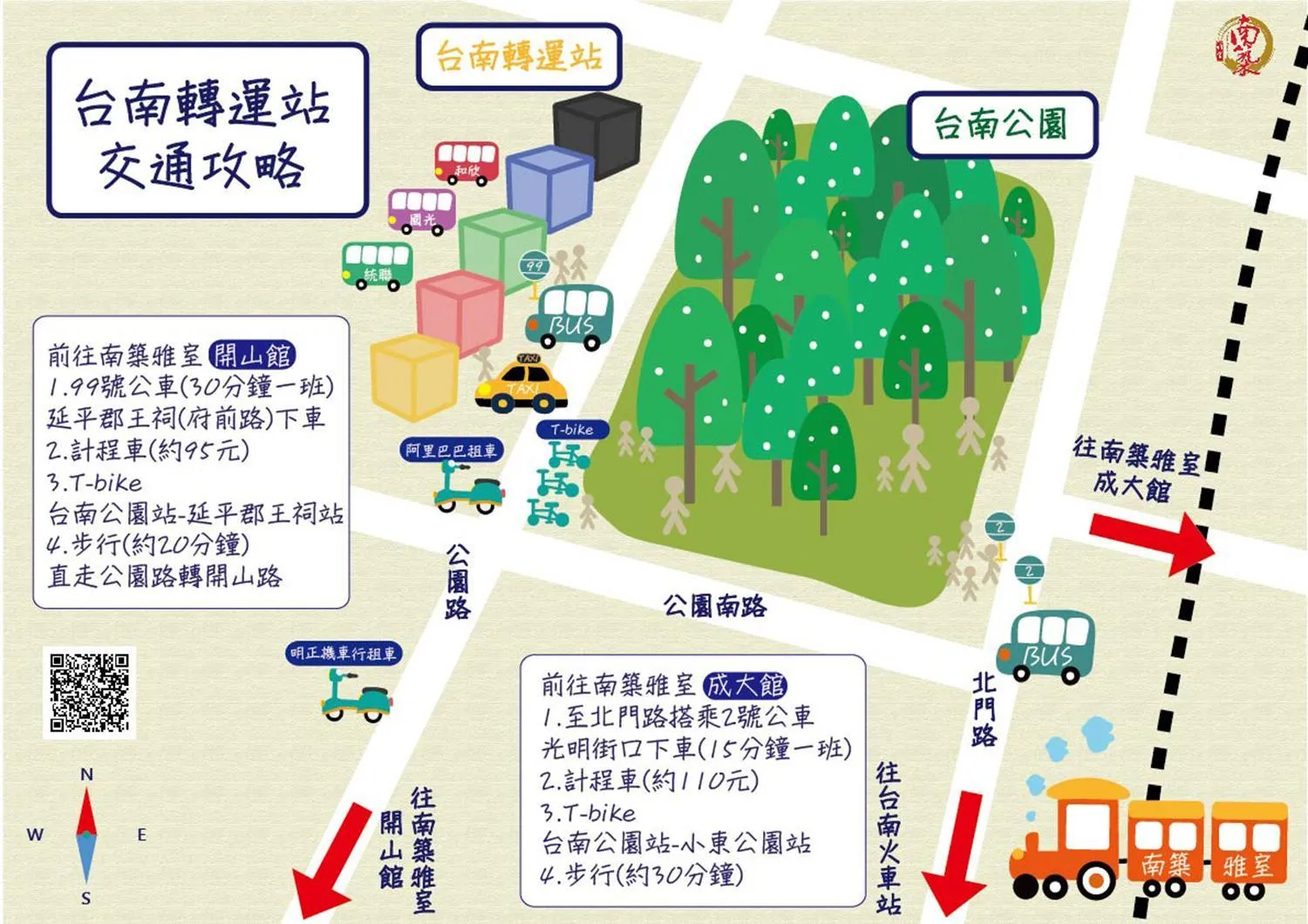 Nearby landmark in Tainan Travel Inn