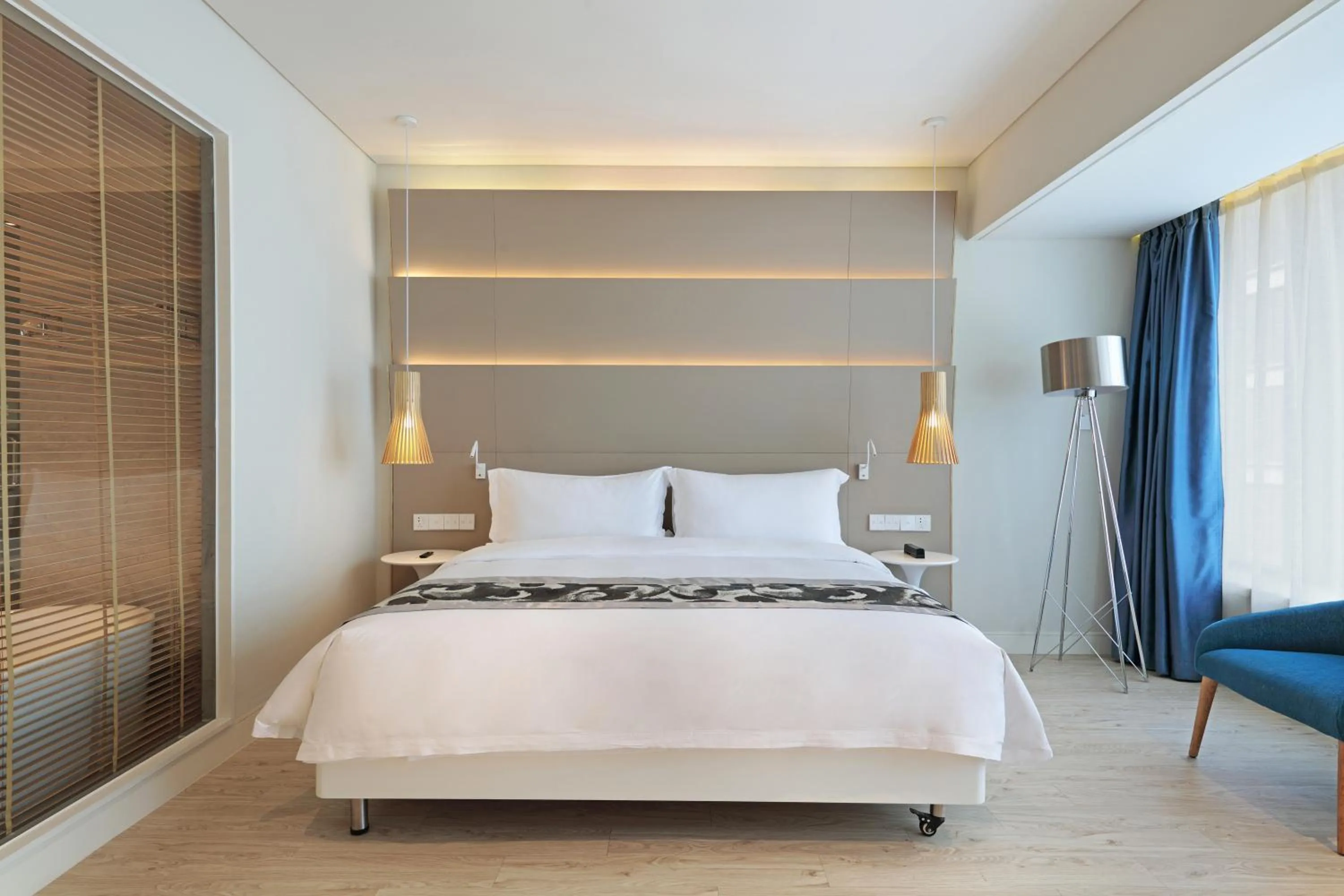 Bed in Haikou Meilan International Airport Hotel