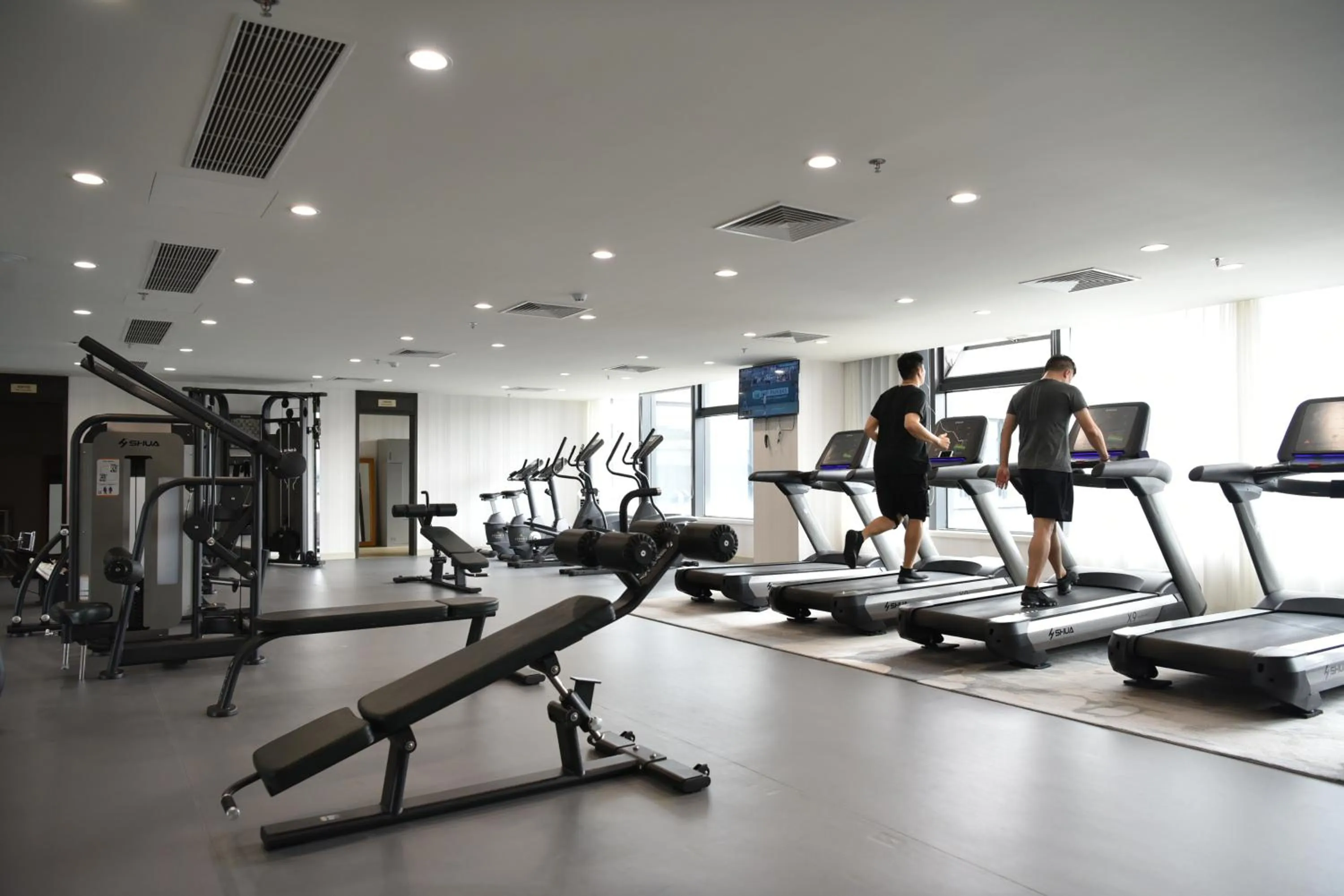 Fitness centre/facilities in Haikou Meilan International Airport Hotel