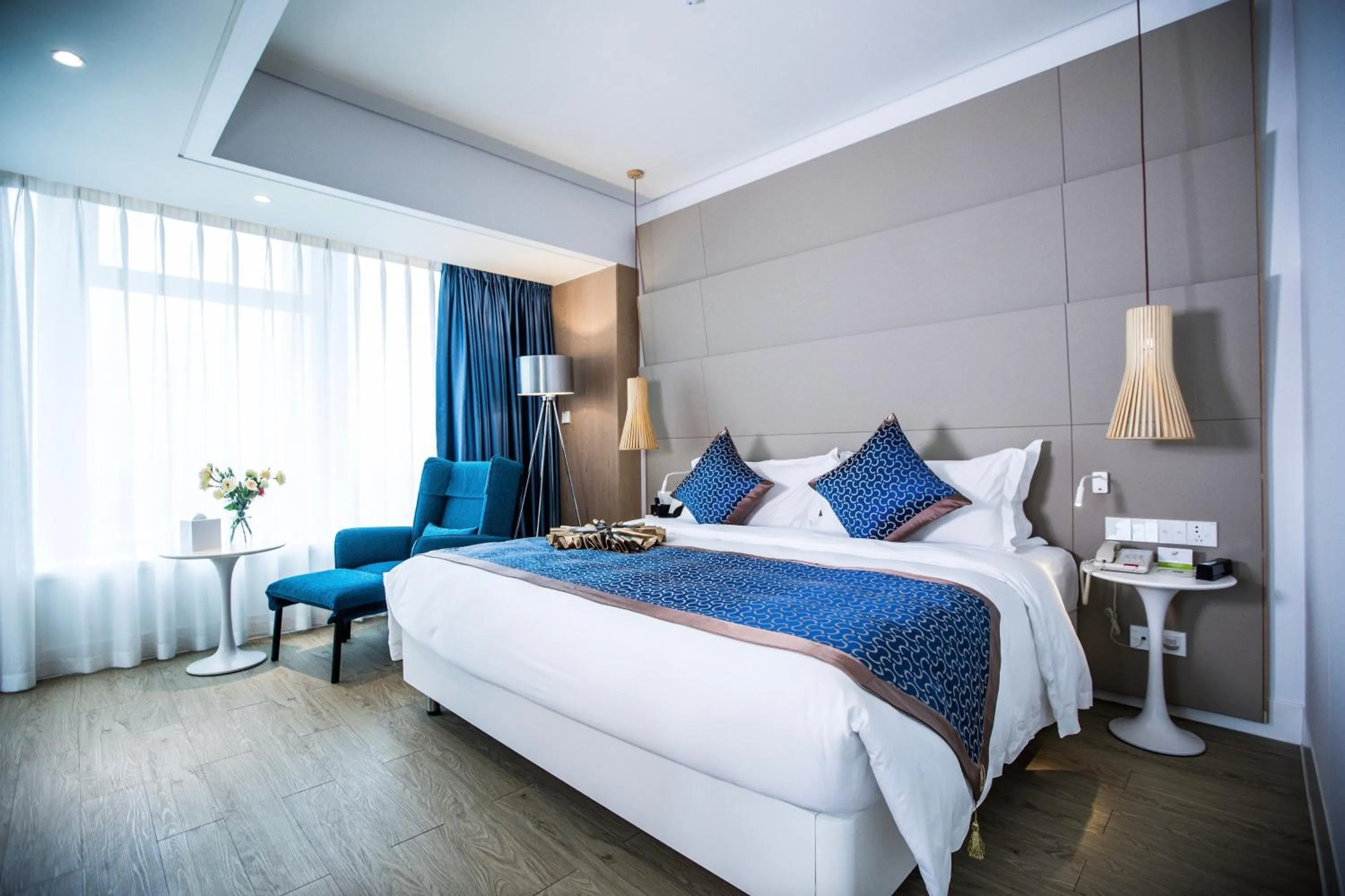 Bed in Haikou Meilan International Airport Hotel