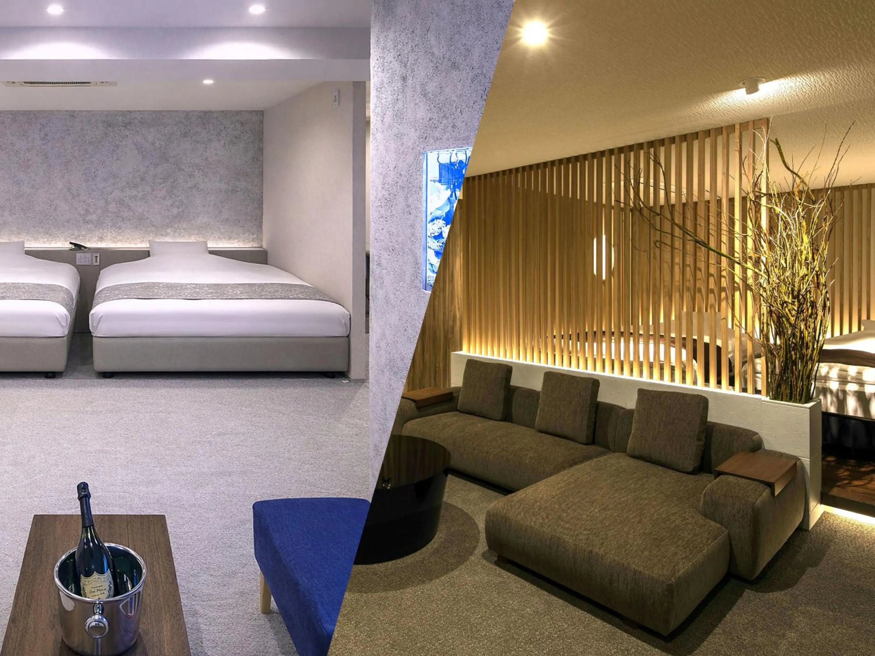 Photo of the whole room, Bed in Hotel THE Grandee Shinsaibashi Namba