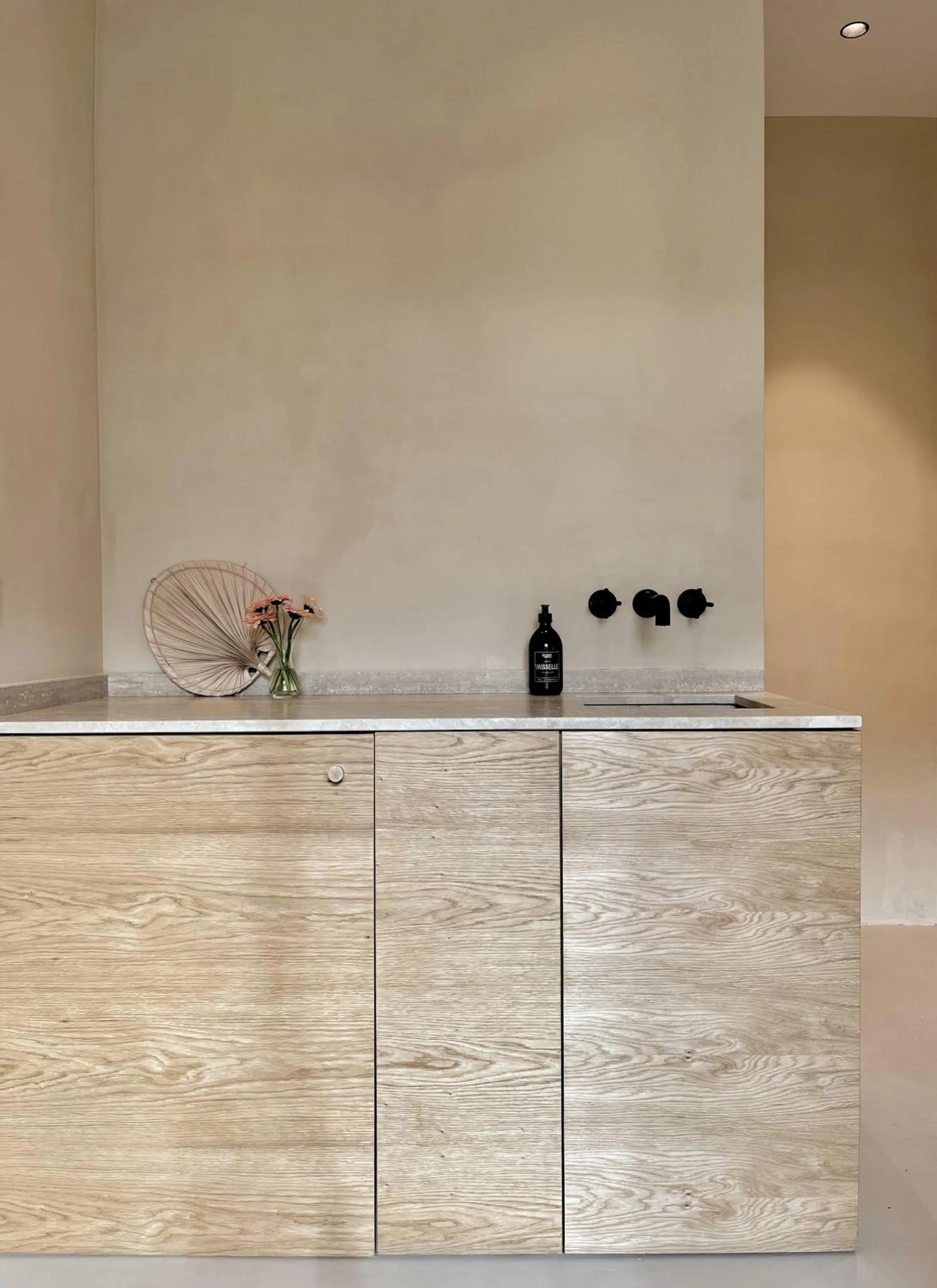 minibar in Toile Blanche