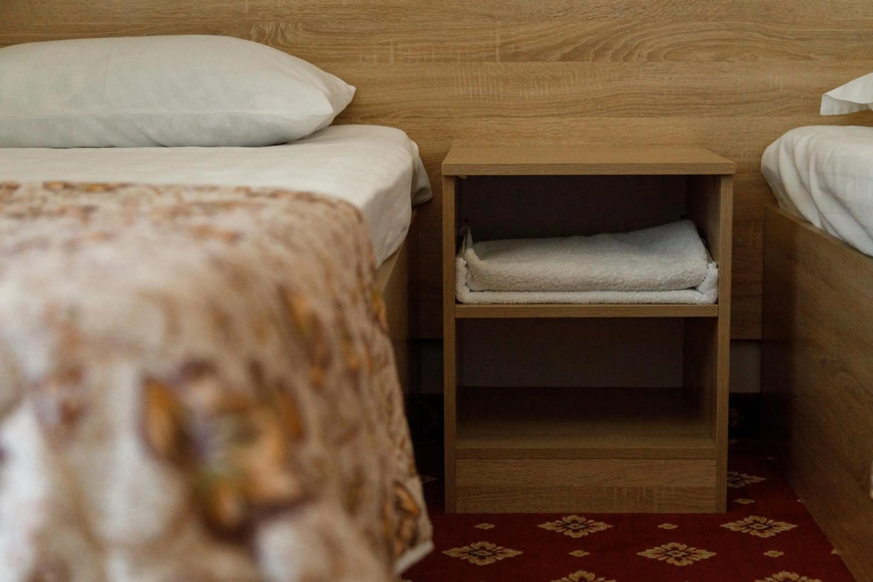 Bed in Silk Way Hotel