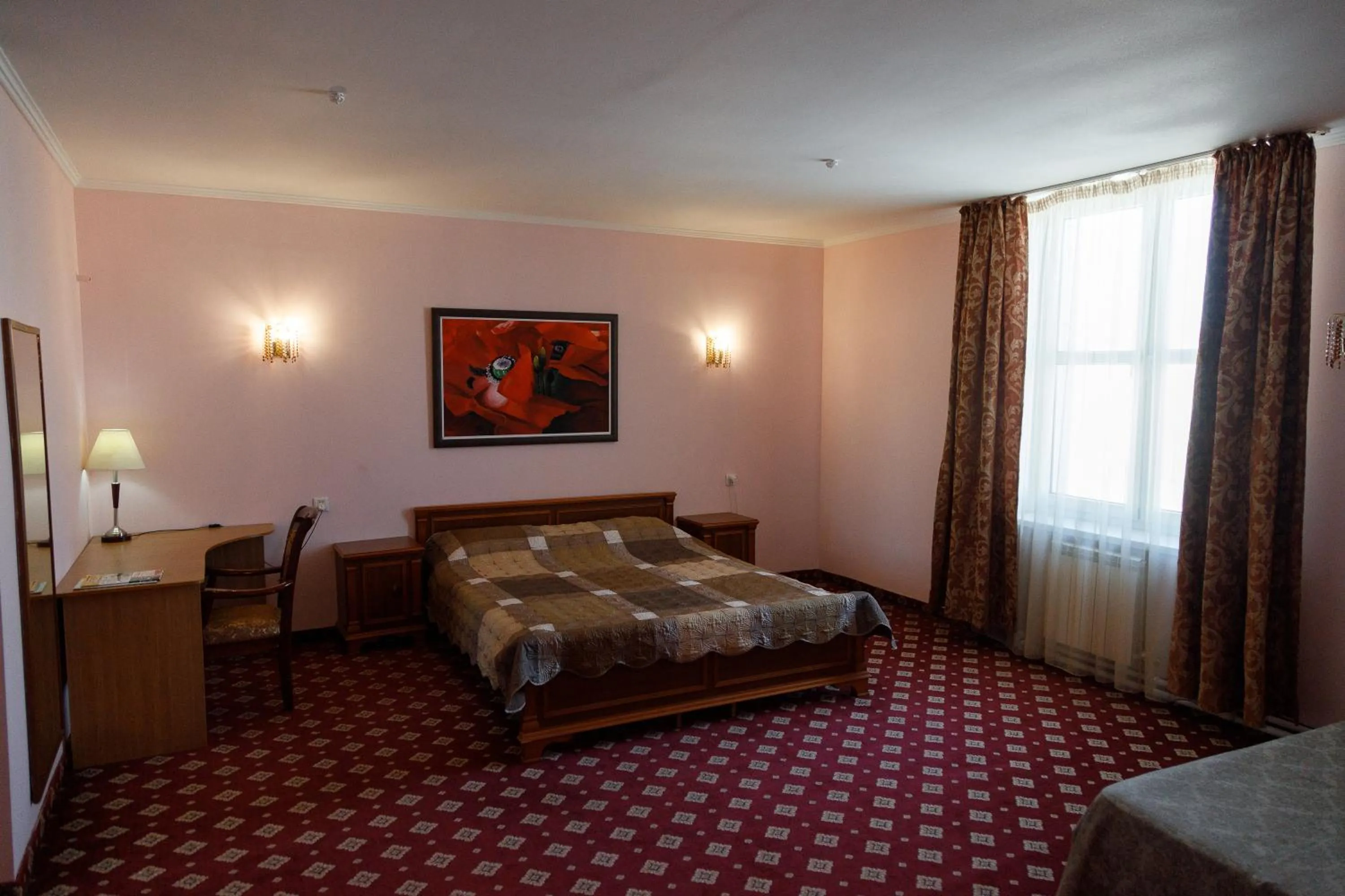 Bed in Silk Way Hotel