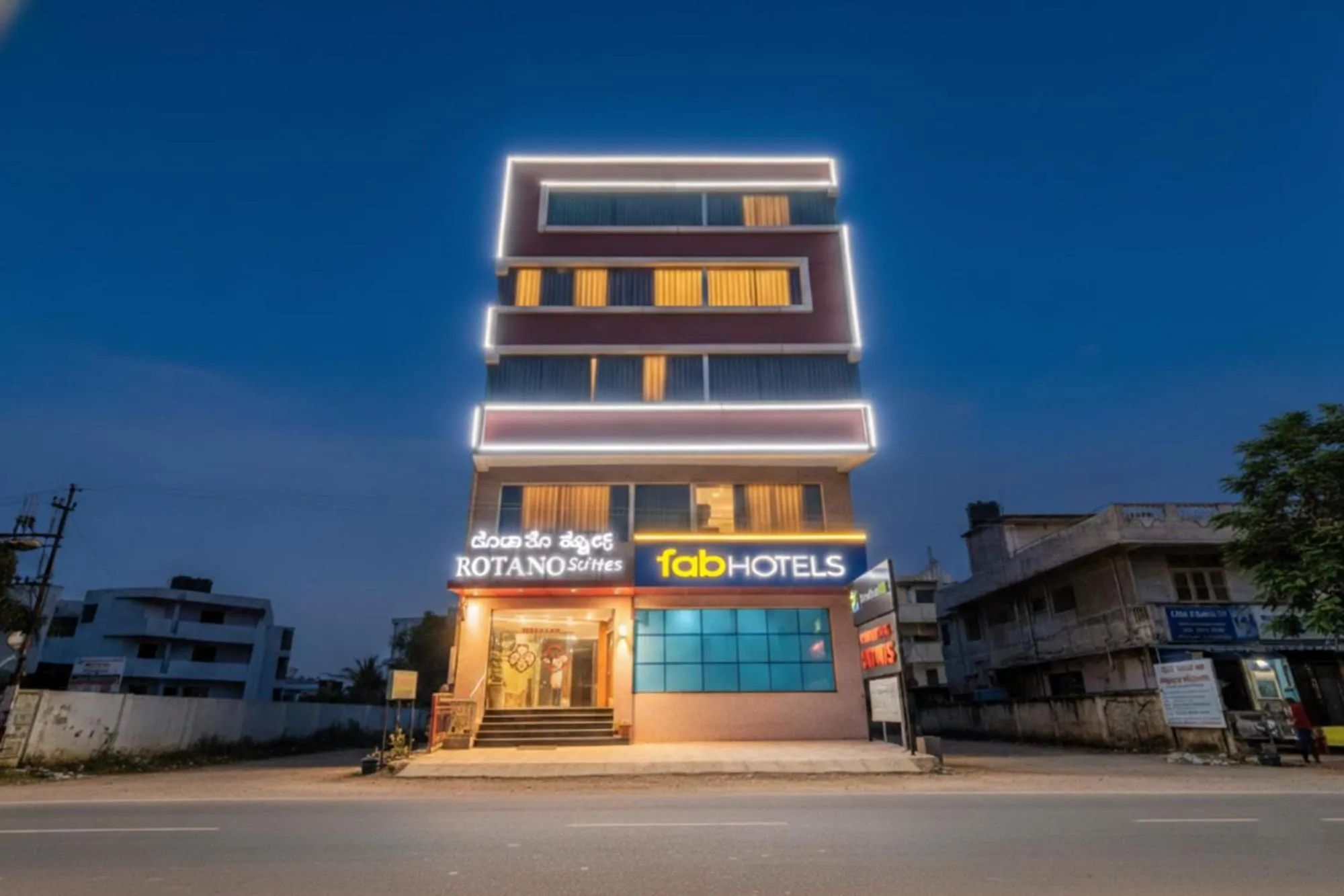 Property building in FabHotel Rotano Suites - Yelahanka