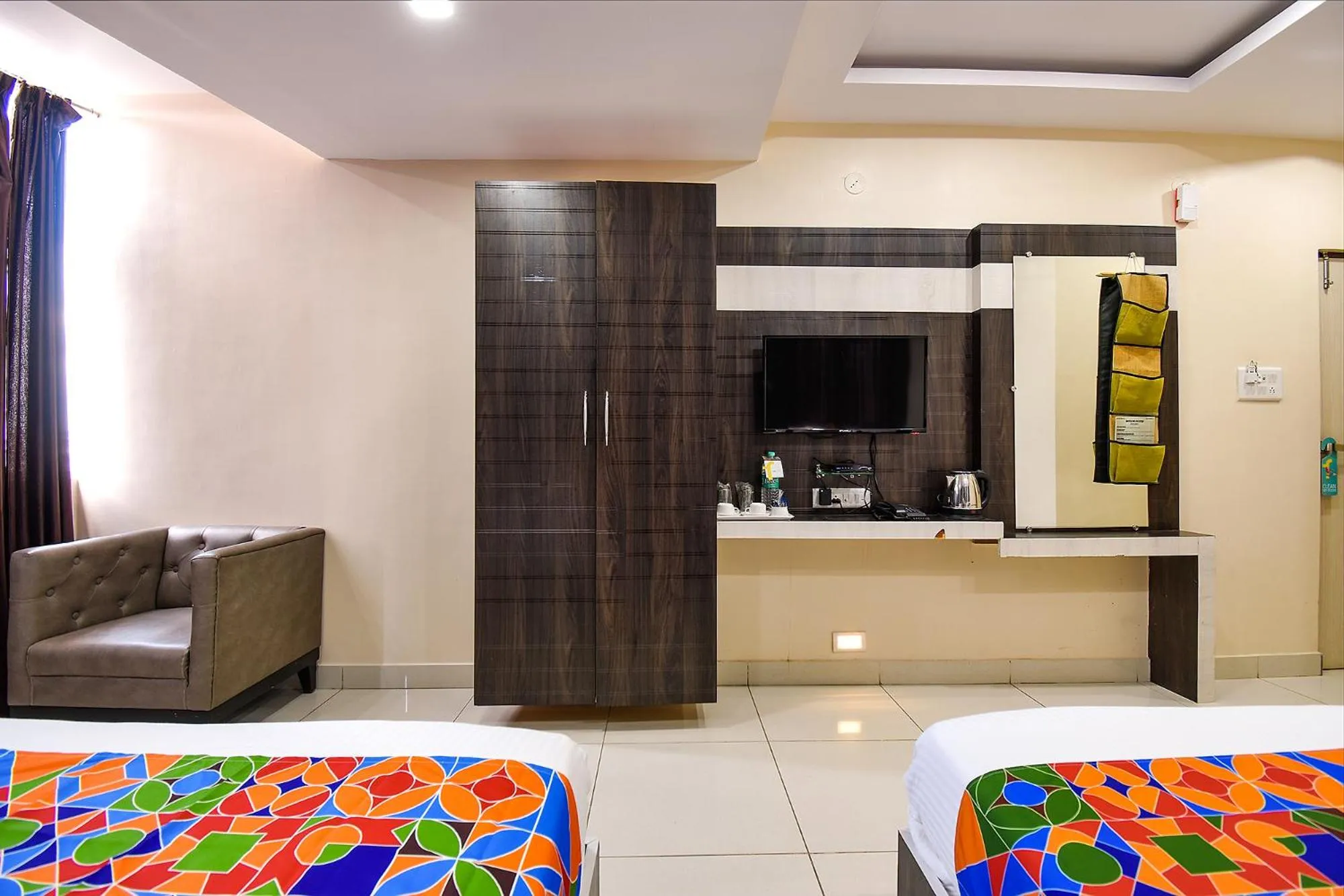 Bedroom, Bed in FabHotel Rotano Suites - Yelahanka