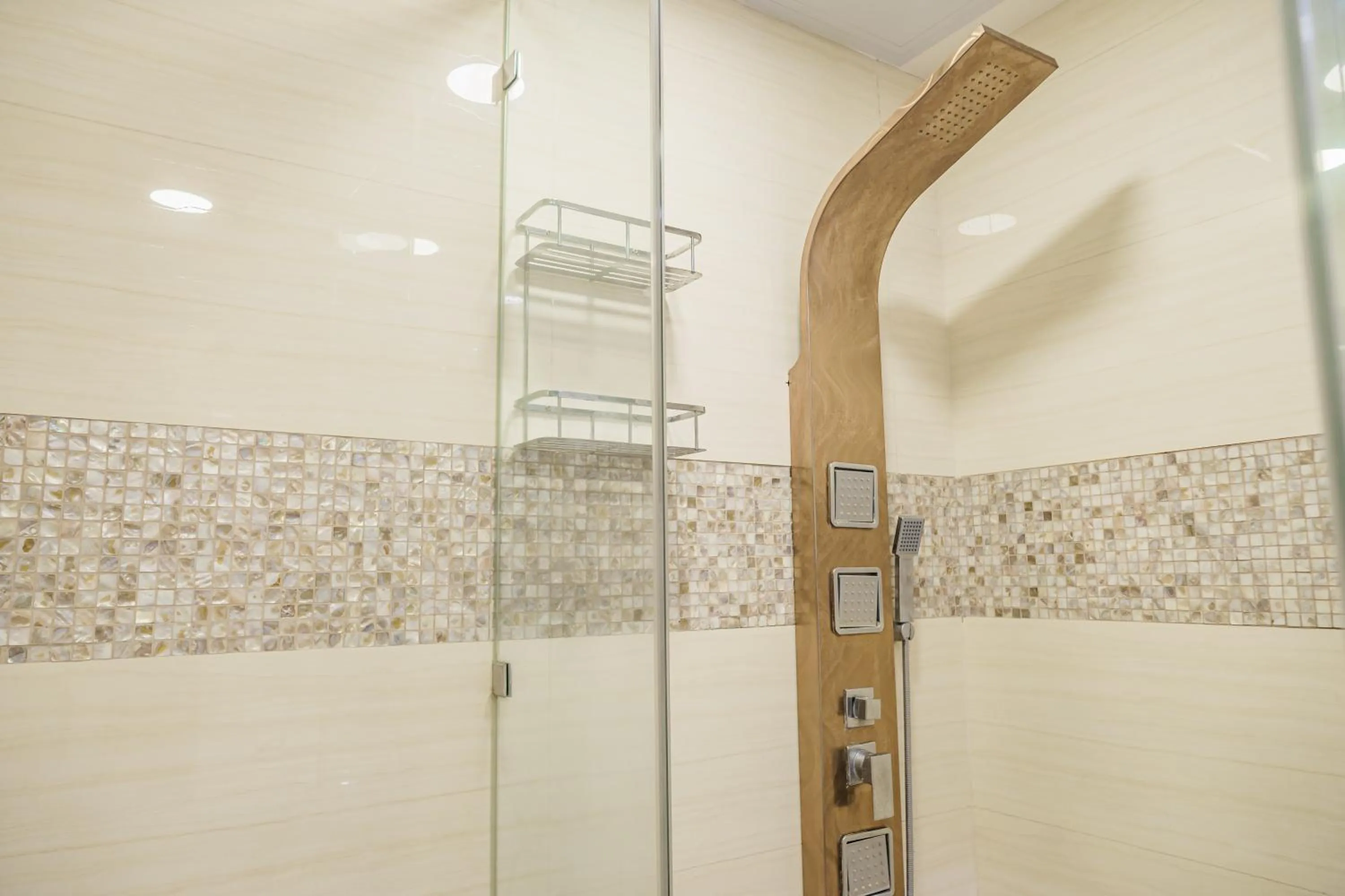 Shower in Robertson Hotel