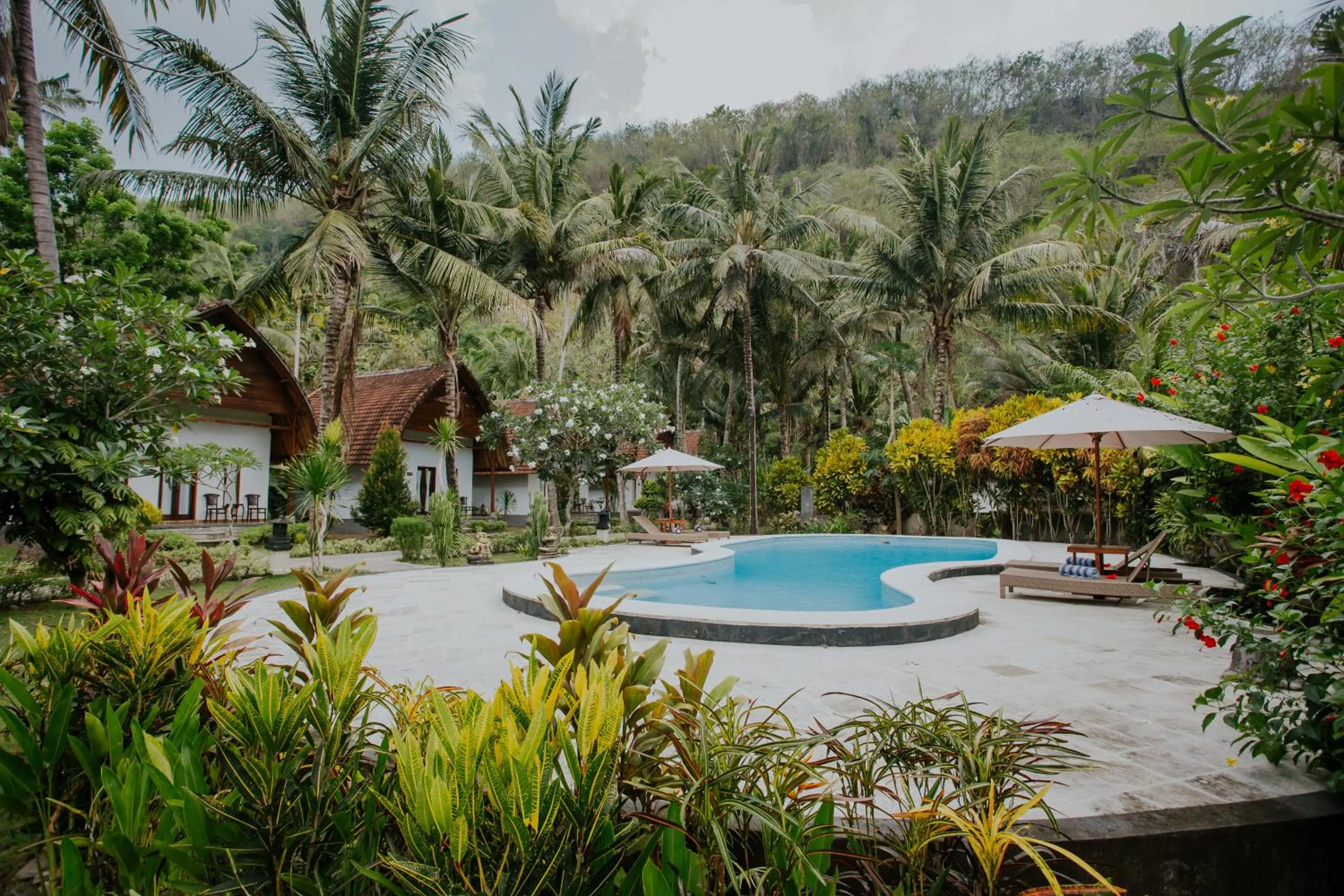 Garden view in Crystal Bay Villa